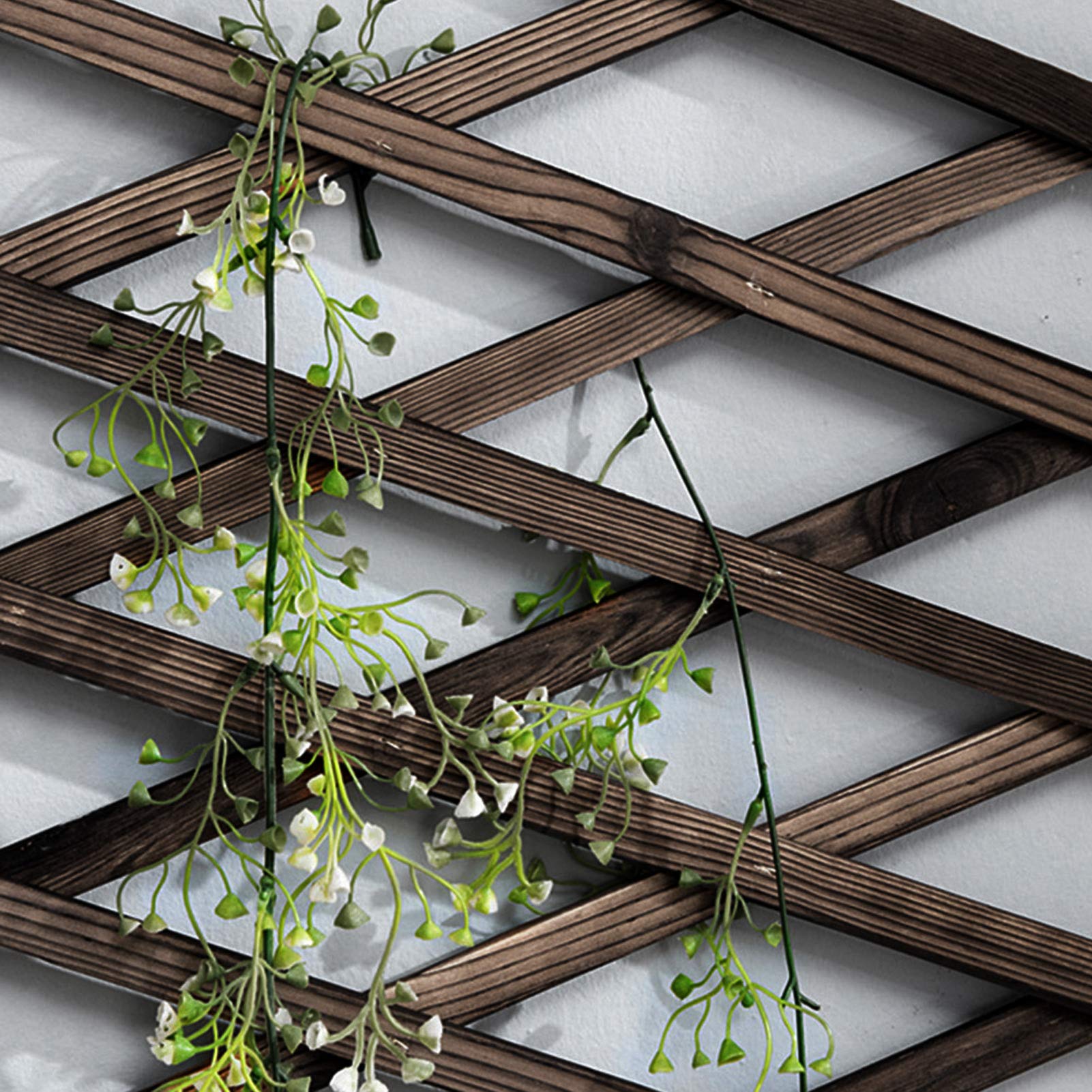 Treillis Extensible En Bois Pour Plantes Grimpantes - 140x90 Cm Réglable