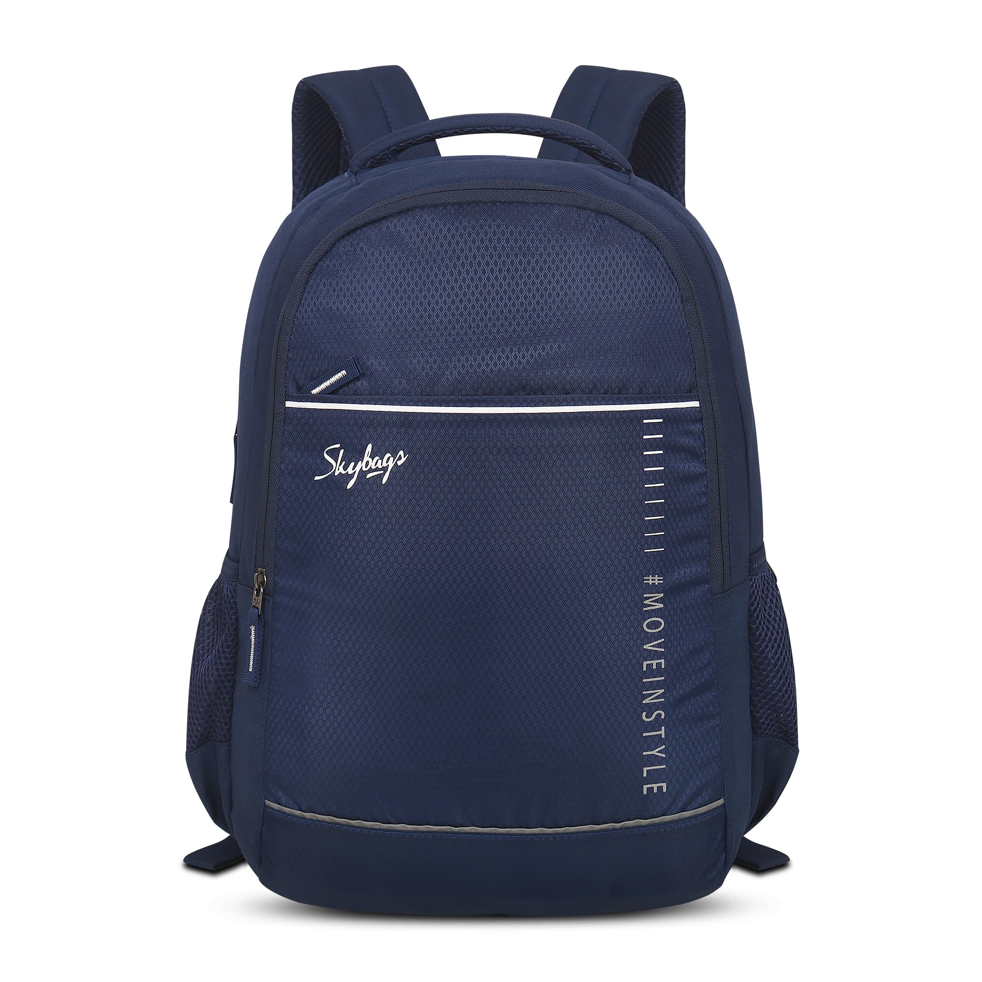 skybags Ikon 01 22 Litre Casual College Standard 4 Compartment Backpack Blue-picture-34