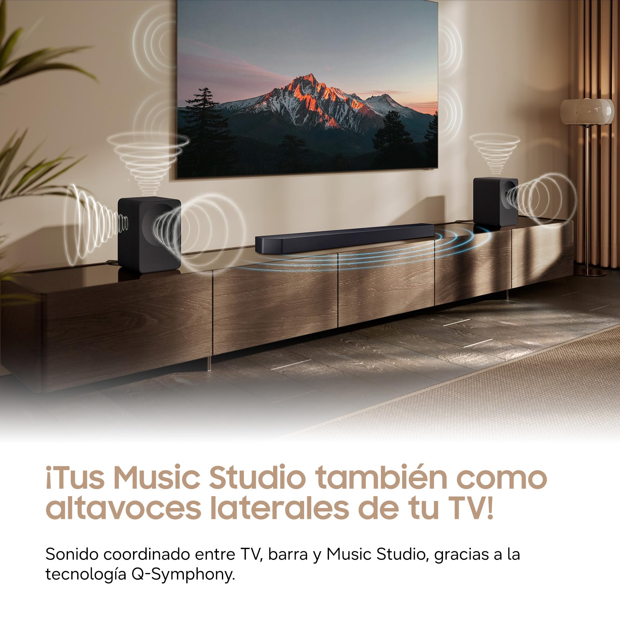 Samsung HW-LS70H/XC Speaker Music Studio 7, WiFi-Bluetooth Smart Wireless Speaker, Dolby Atmos, Hi-Resolution Audio, Q-Symphony, Dot Design by Bouroullec, Built-in Voice Assistant, 2026