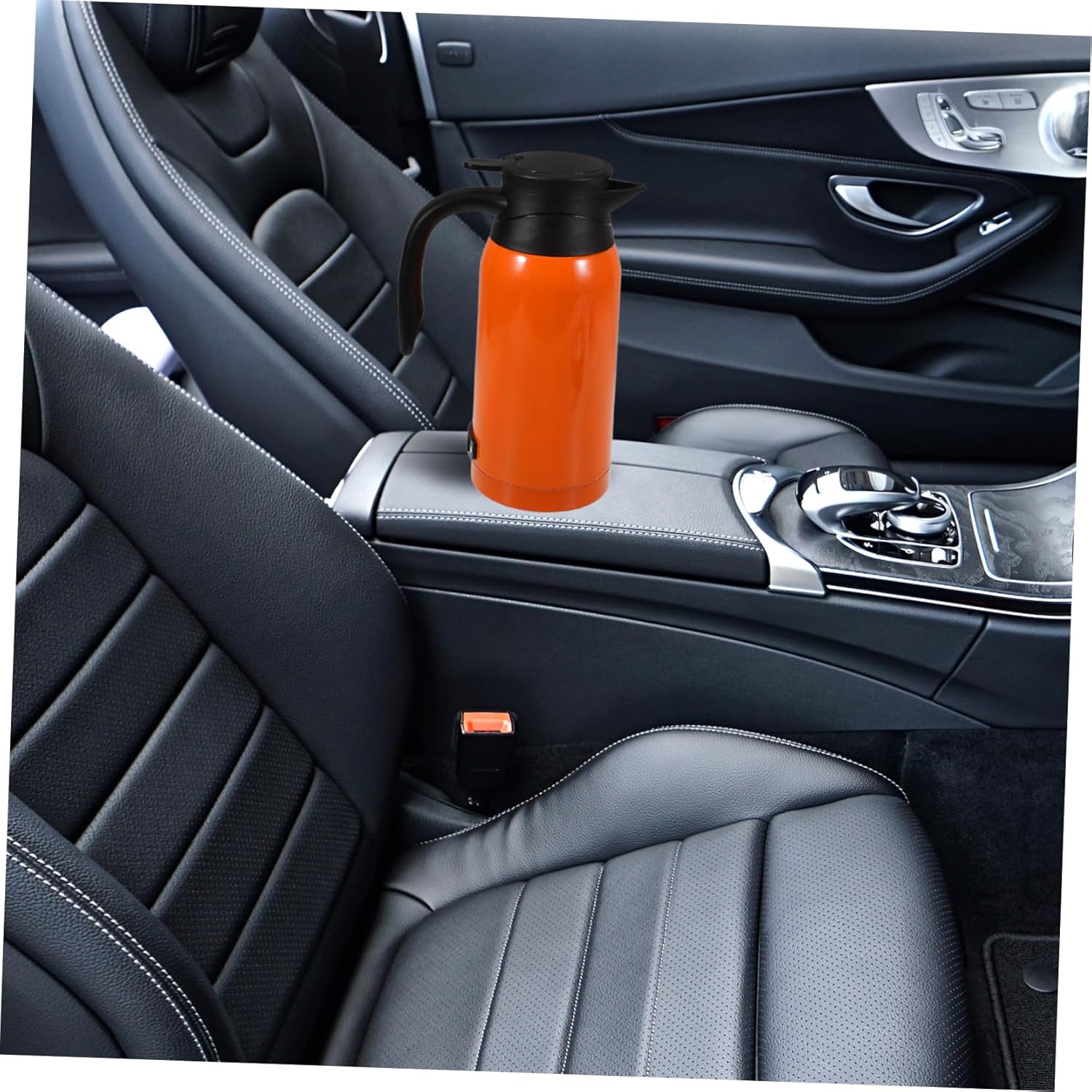 Luxshiny Kettle 12v Electric Car Heater Portable Heated Mug Car Heater Auto Tea Kettle