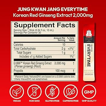 Amazon.com: JUNG KWAN JANG Everytime Korean Red Ginseng
