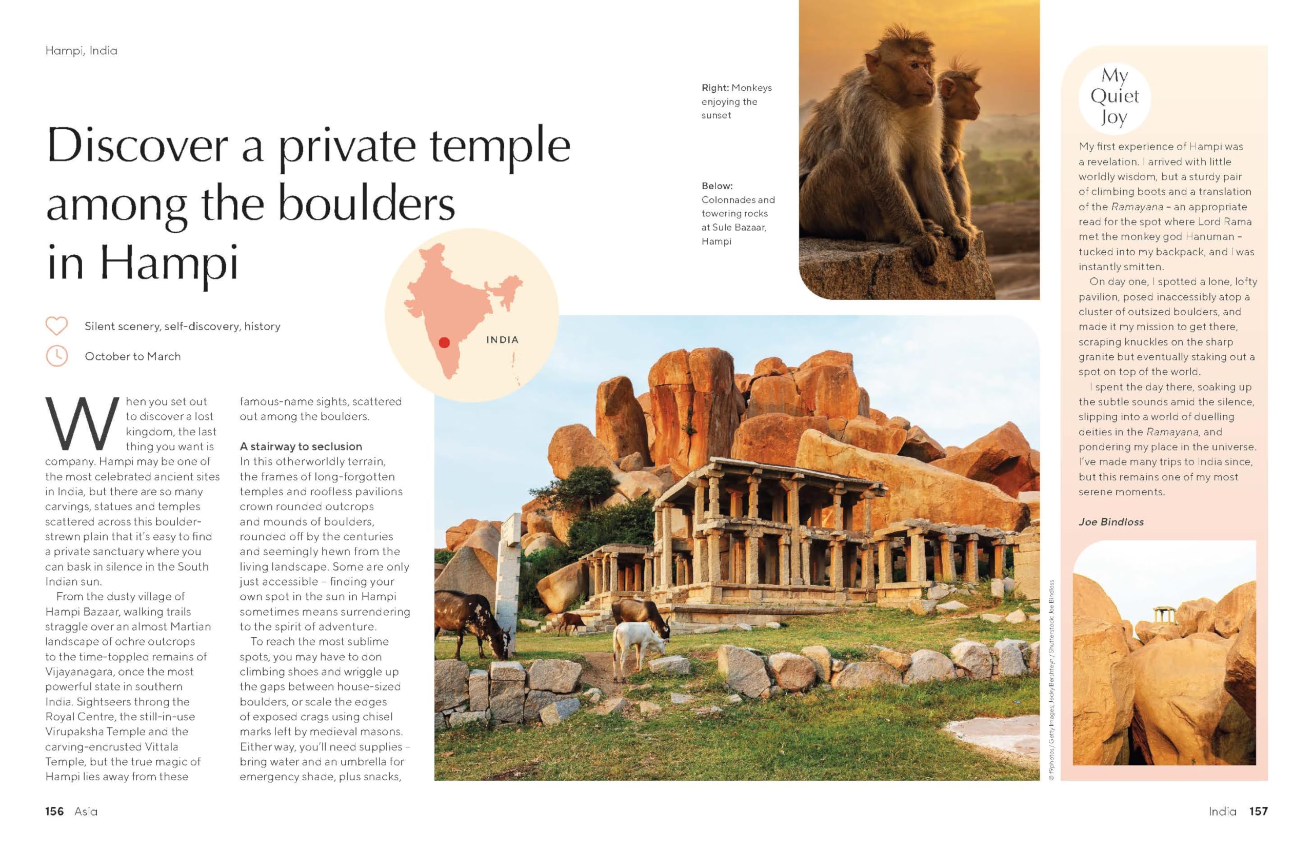 Lonely Planet The Joy of Quiet Places: 60 travel experiences to uplift and inspire: The World's Most Serene & Peaceful Spaces | 180 Ideas for Tranquil ... on Where & When to Go | Stunning Photography