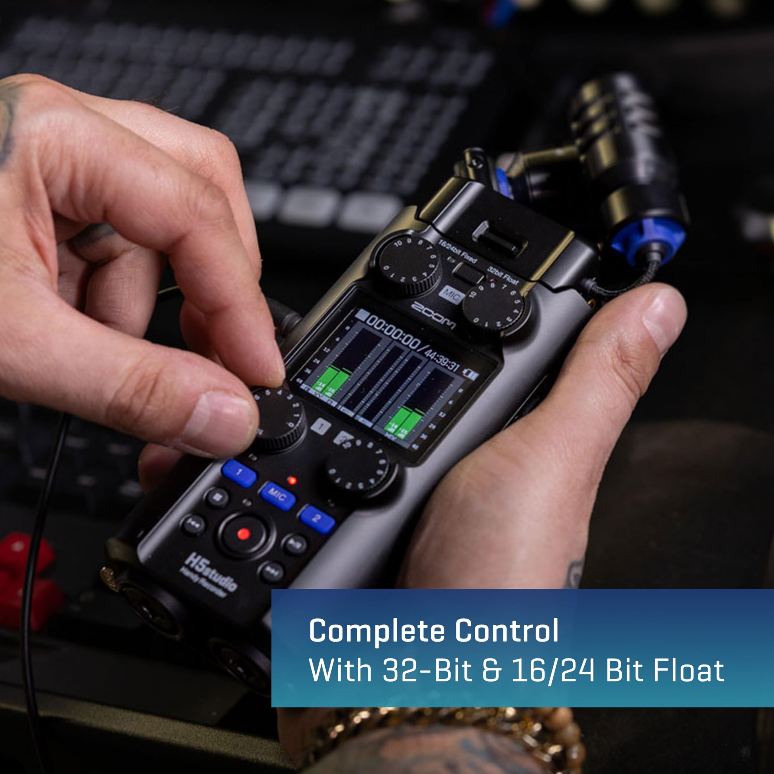 Zoom H5studio 6-Track 32-Bit Float Handy Recorder