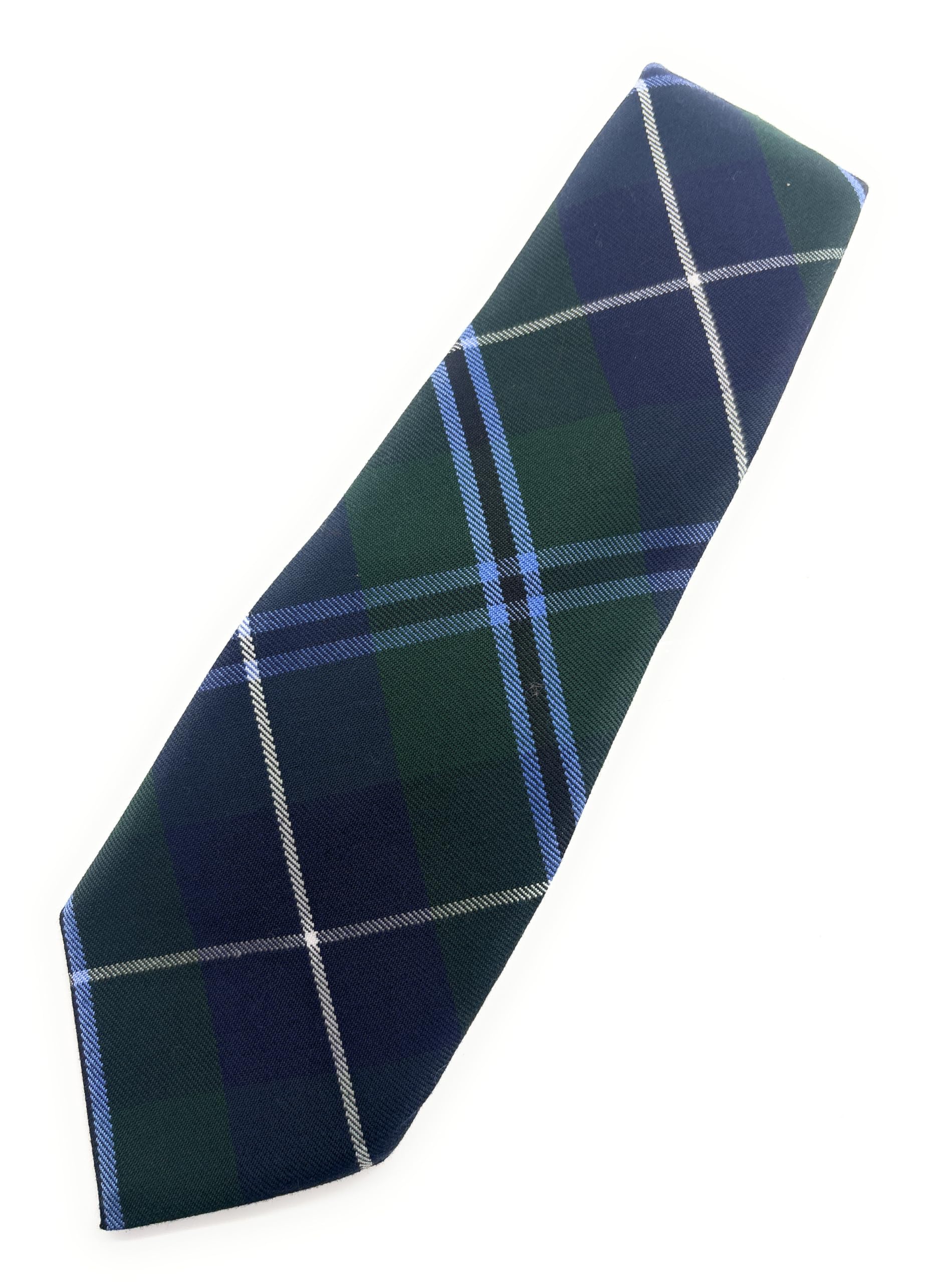 Scottish Essence Douglas Scottish Tartan Necktie, Traditional Clan Pattern, Made In Scotland, Multiple Tartans Available (Douglas)