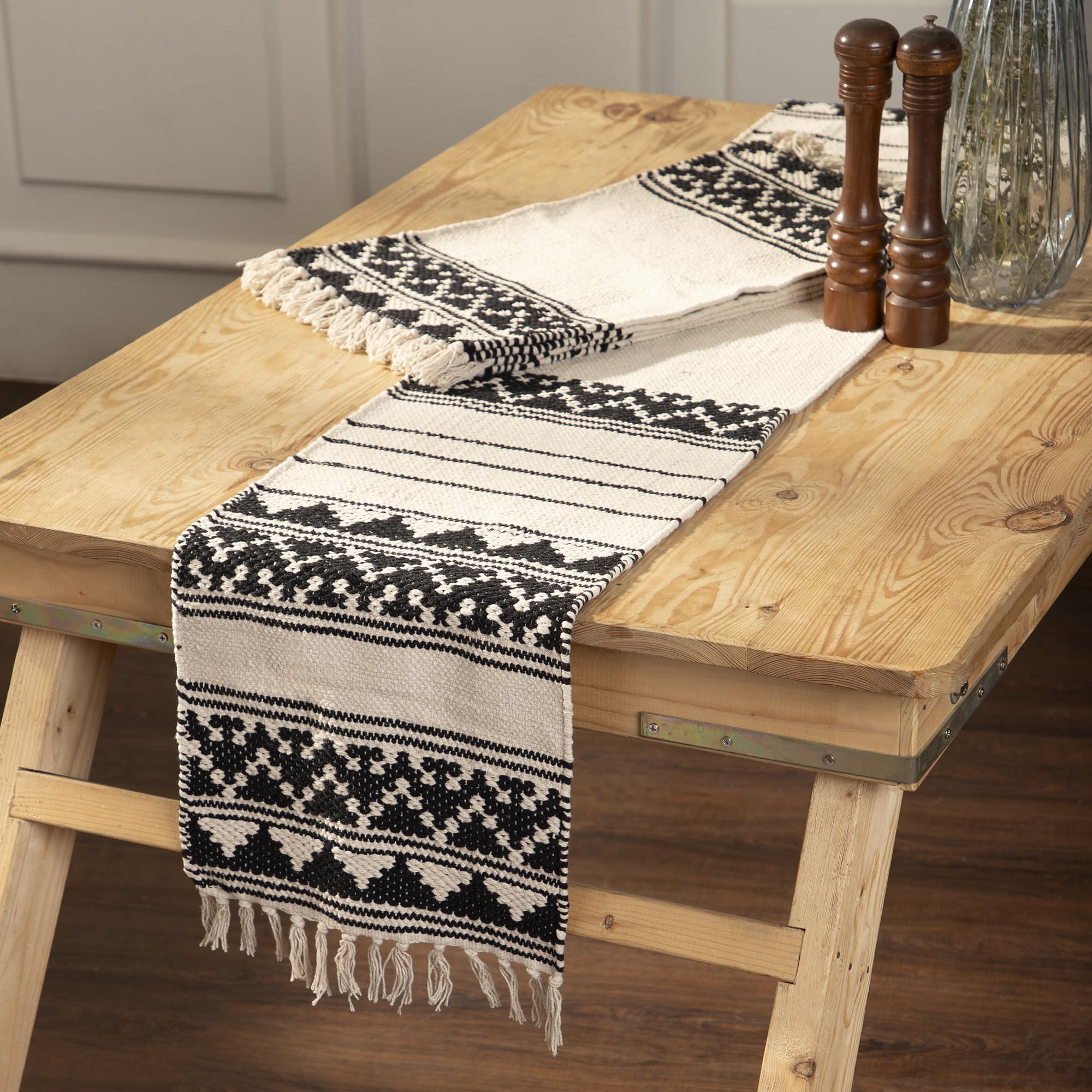 REDEARTH Placemats-Hand Woven Exquisite Artisan Made Table Linen for Dining Table, Coffee Table, Console, Dresser; 100% Cotton (13