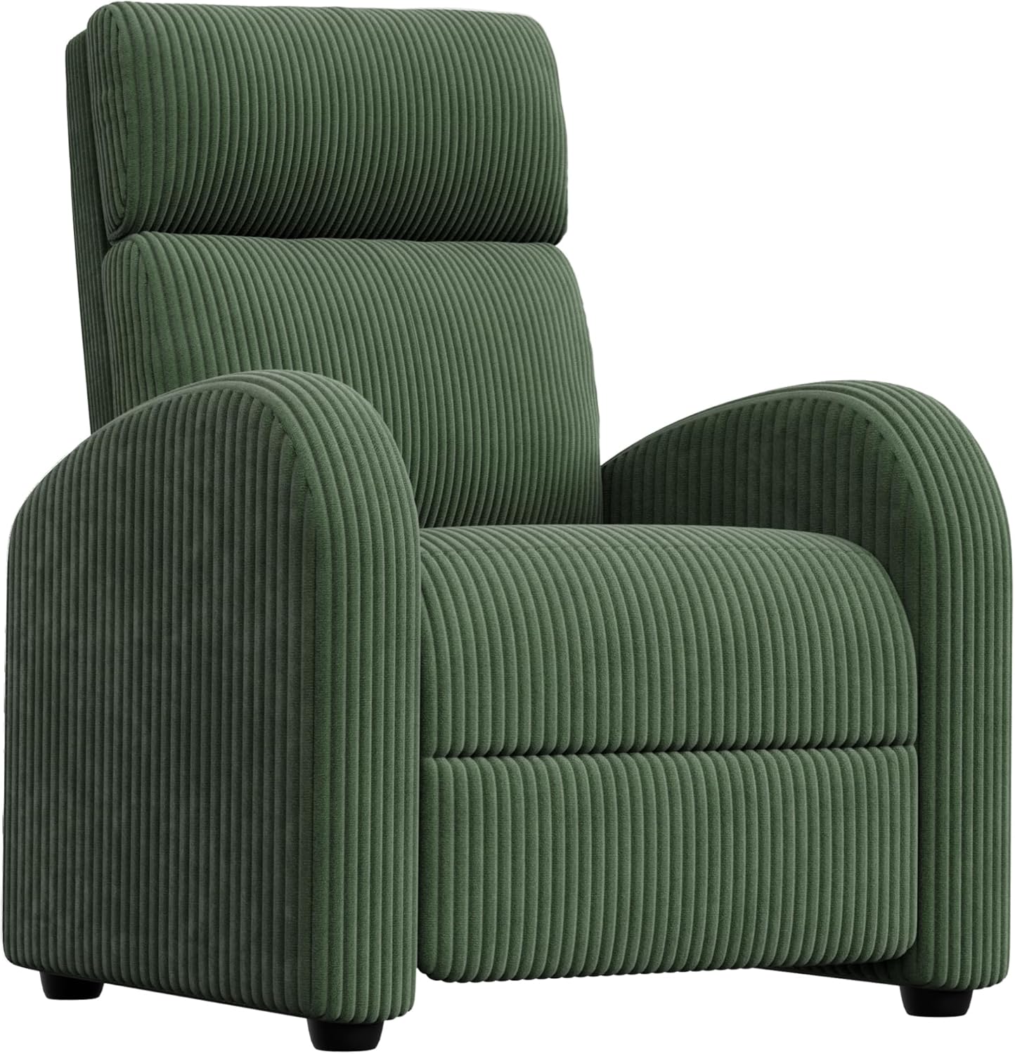Homall recliner chair in corduroy green