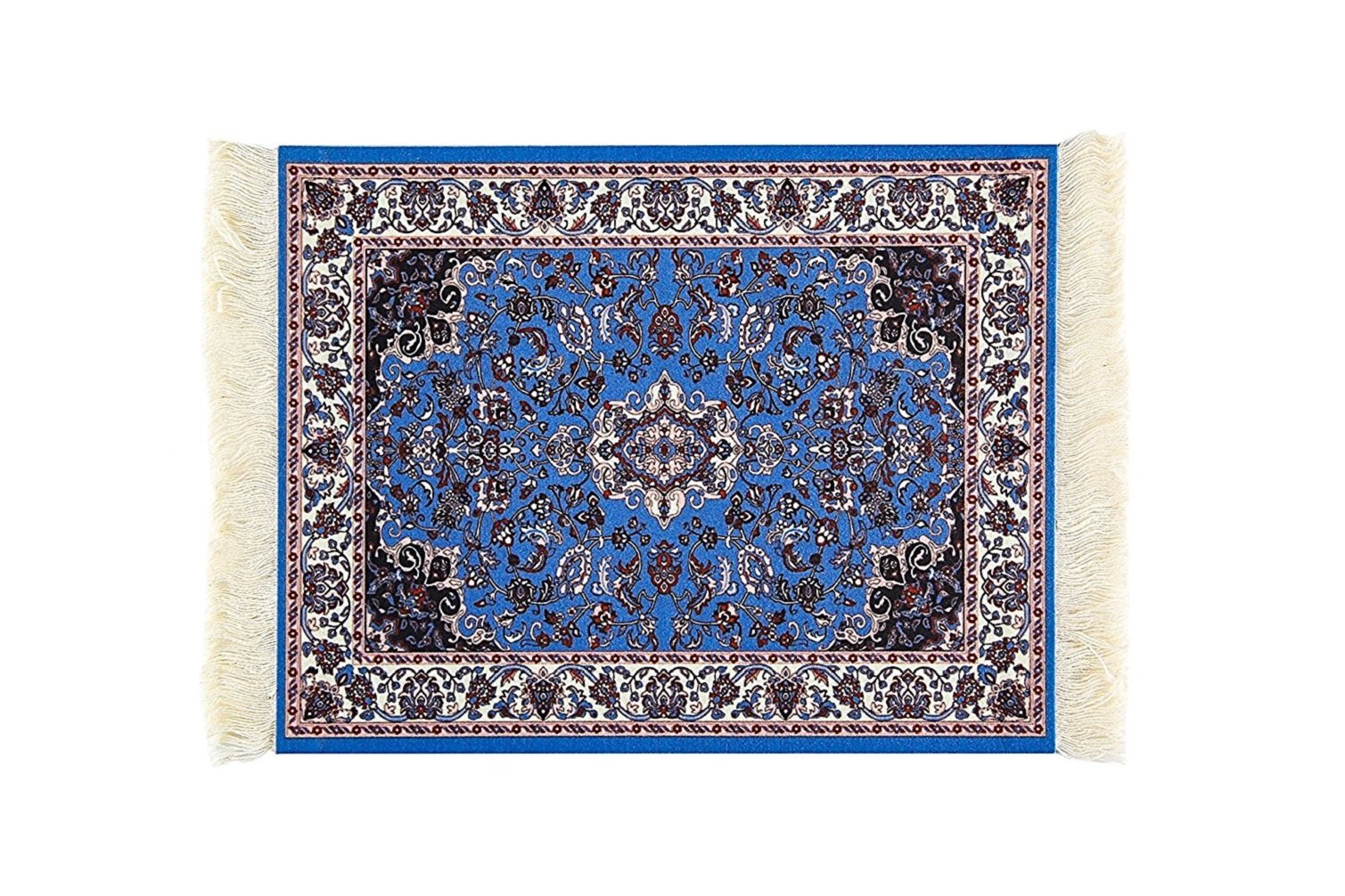 Oriental Mouse Pad - Persian Rug Mousepads Fabric Carpet Mouse Mat(Lake Blue)