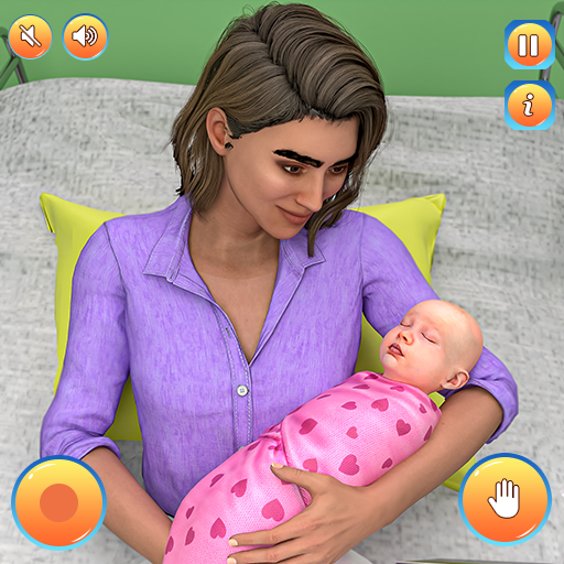 Schwangere Mutter & Neugeborenes, freches Baby: Kindertagesstätten-Simulatorspiel 2024