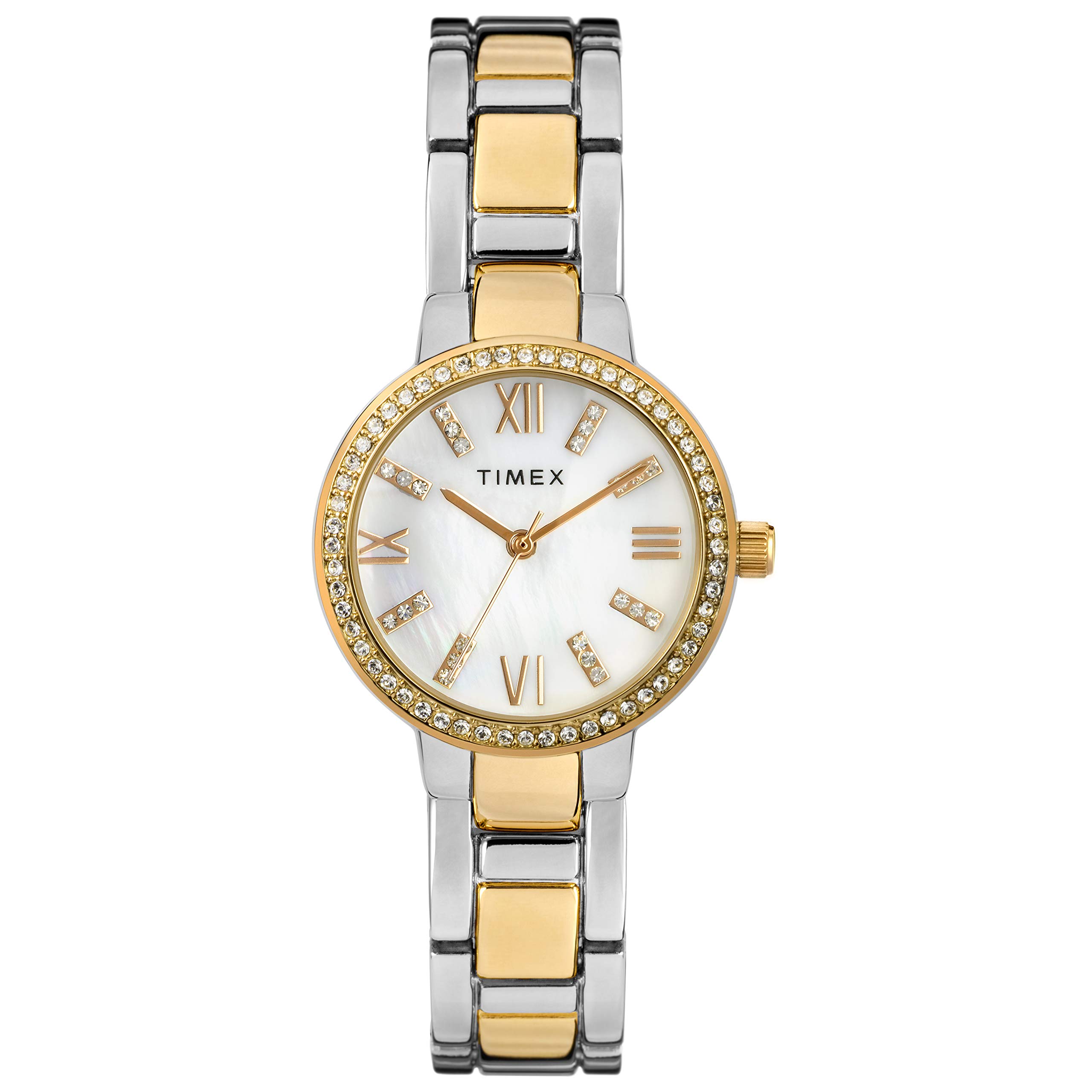 Women's Dress Analog 30mm Bracelet Watch with Swarovski Crystals