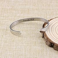 Vista 11 de JoycuFF - Pulseras inspiradoras para mujer, con mensaje grabado, regalo de navidad o cumpleaños