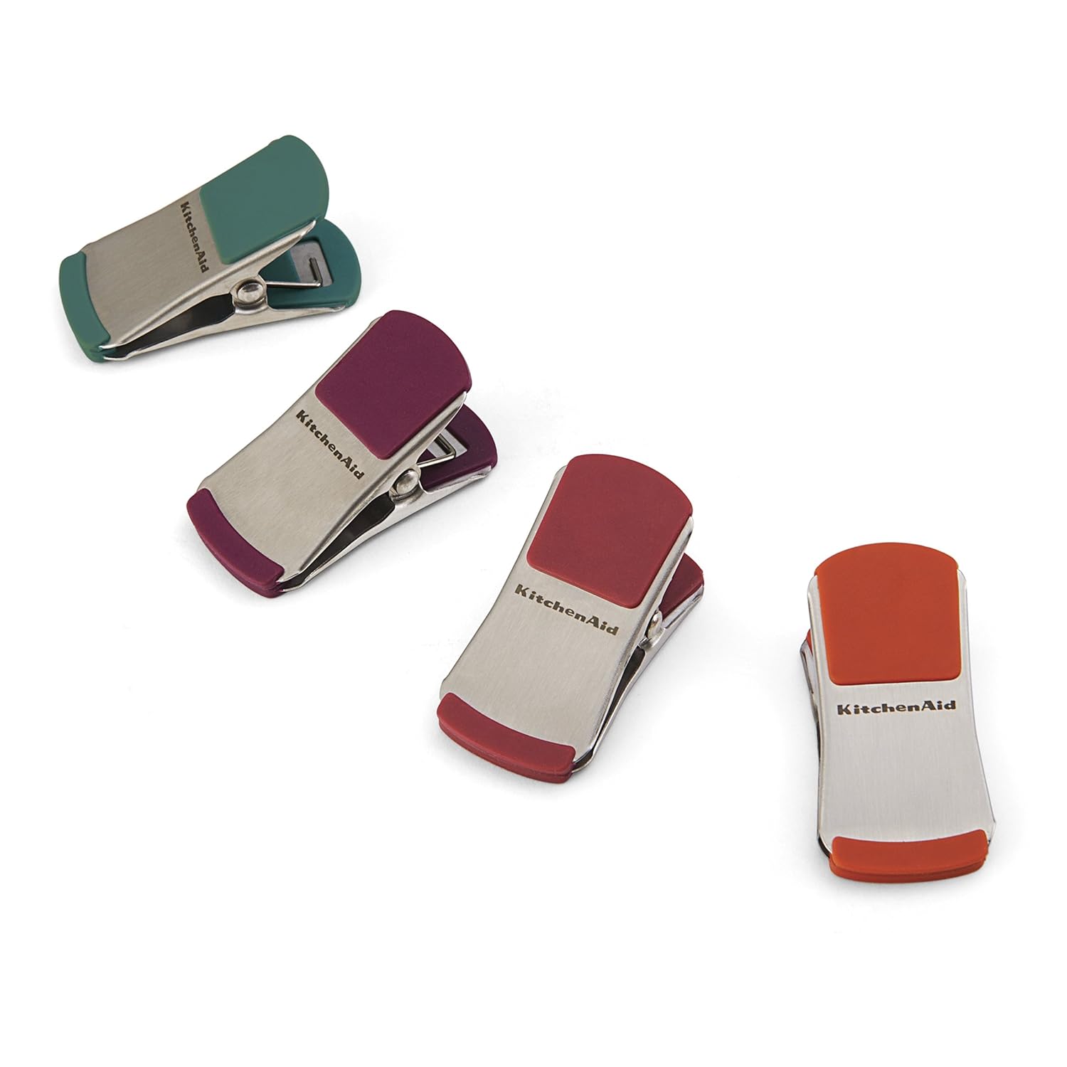 KitchenAid Gourmet Set of 4 Small Bag Clips, Assorted Amazon.in