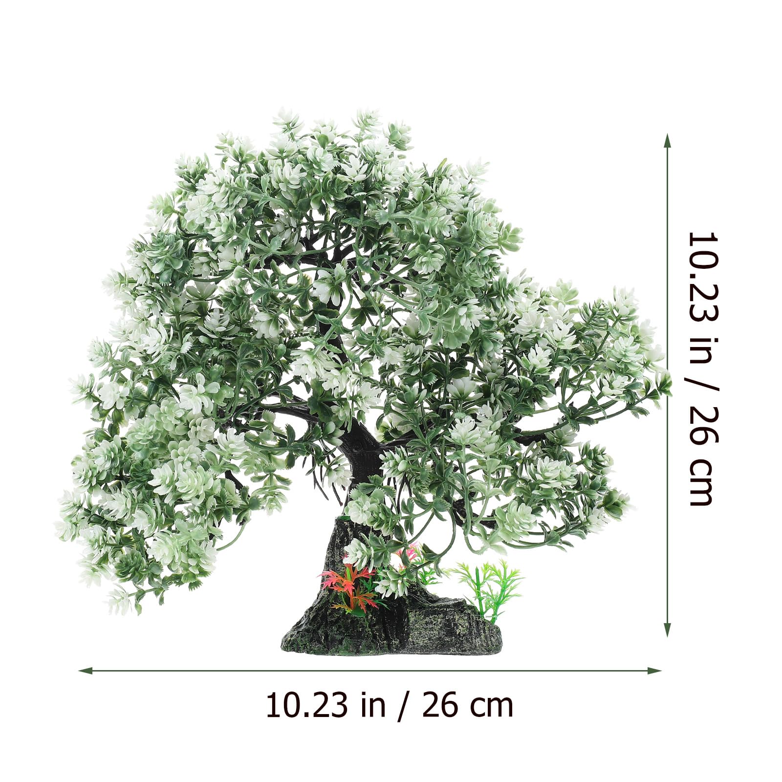 Healeved Arbre artificiel pour aquarium - Décoration en résine - Plante d'aquarium