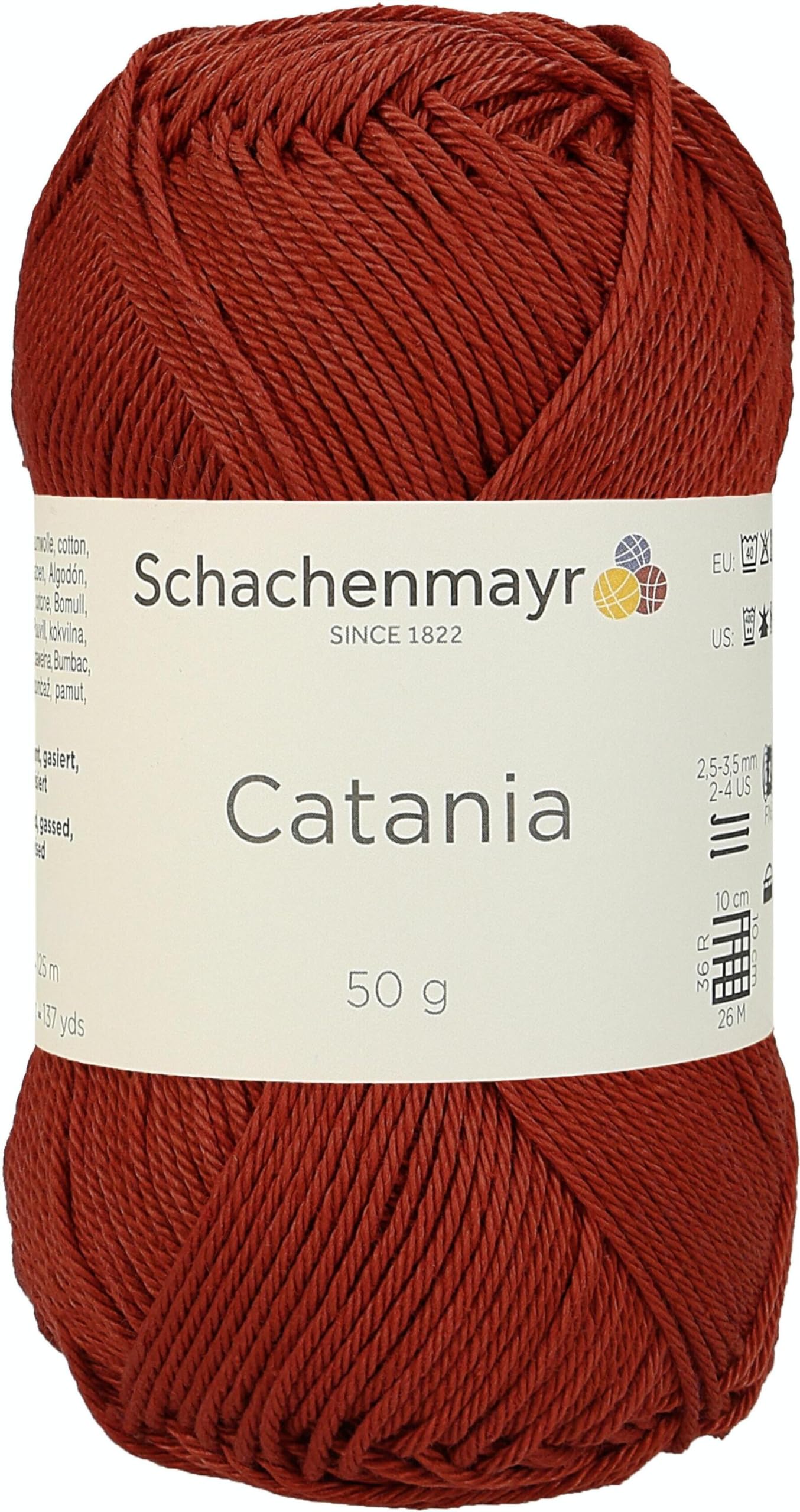 Schachenmayr Catania, 50G terracotta Handknitting Yarns
