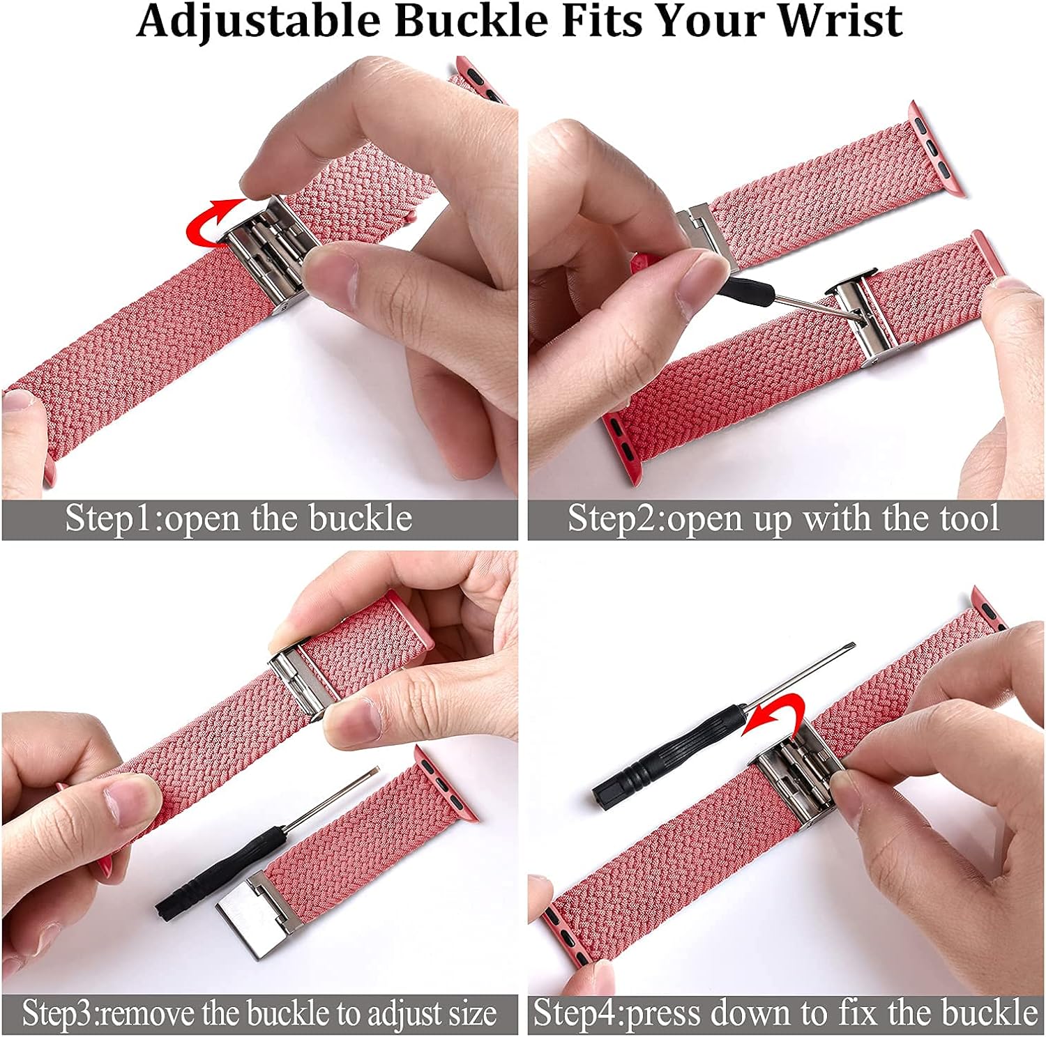 PROATL Sport Braided Solo Loop Strap Compatible With Apple Watch Band 49mm 45mm 44mm 42mm 41mm 40mm 38mm for Men and Women, Breathable Soft Wristband Stretchy Nylon Elastic Belt Bracelet for iWatch Series Ultra SE 8 7 6 5 4 3 2 1