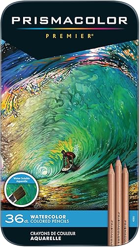 Caja de lápices acuarelables Prismacolor 4066 1-paquete de 36 Variados