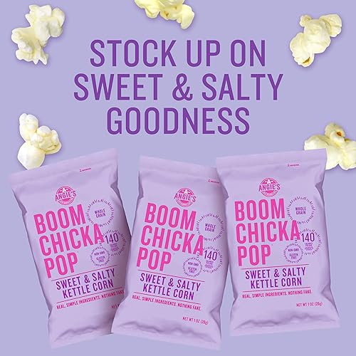 Miniatura 3 de Angie's Boomchickapop. Palomitas de maíz sin gluten dulces y saladas, 1.