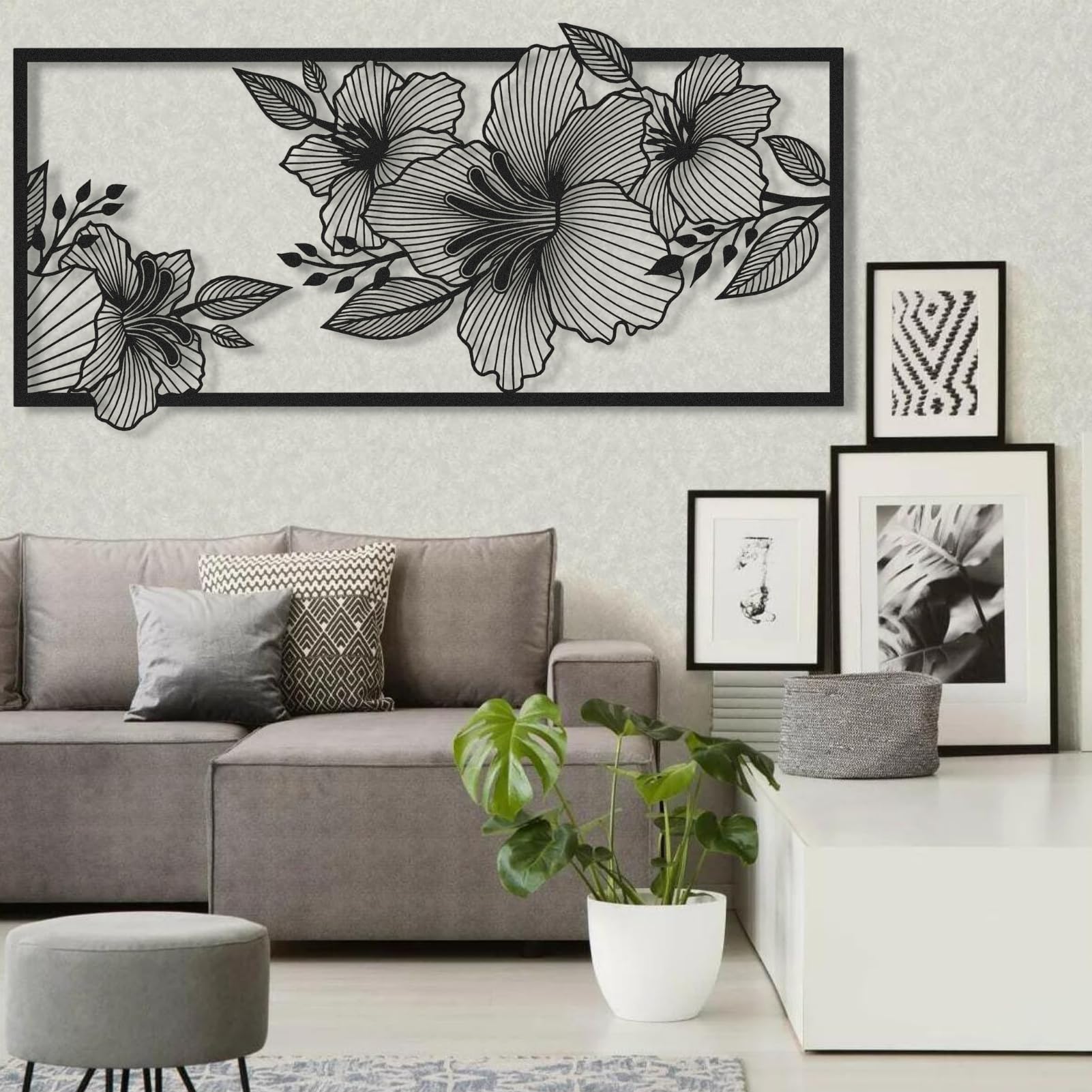 Amazon.com: ICEWQOQU Metal Flowers Wall Decor, Metal Flower Wall
