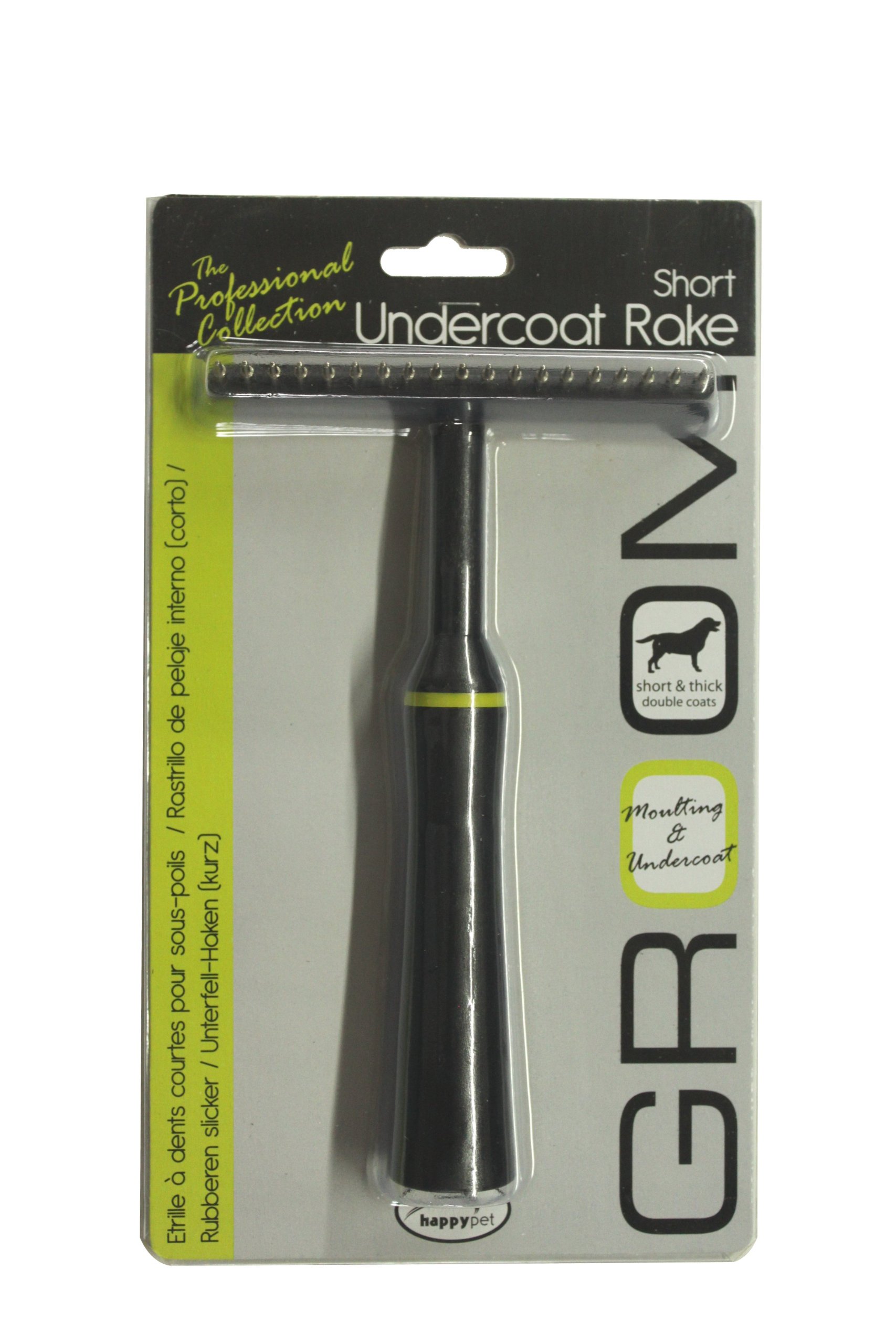 happypet Groom Short Undercoat Rake for Dogs,X-Small