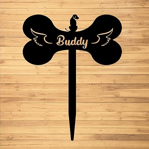 Miniatura 4 de Gerryed Marcadores de tumbas personalizados para perros, estaca conmemorativa de la tumba, letrero conmemorativo para perros, marcadores de tumbas