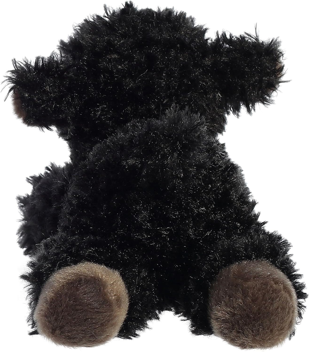 Aurora® Adorable Mini Flopsie™ Ebony Lamb™ Stuffed Animal - Playful Ease - Timeless Companions - Black 8 Inches