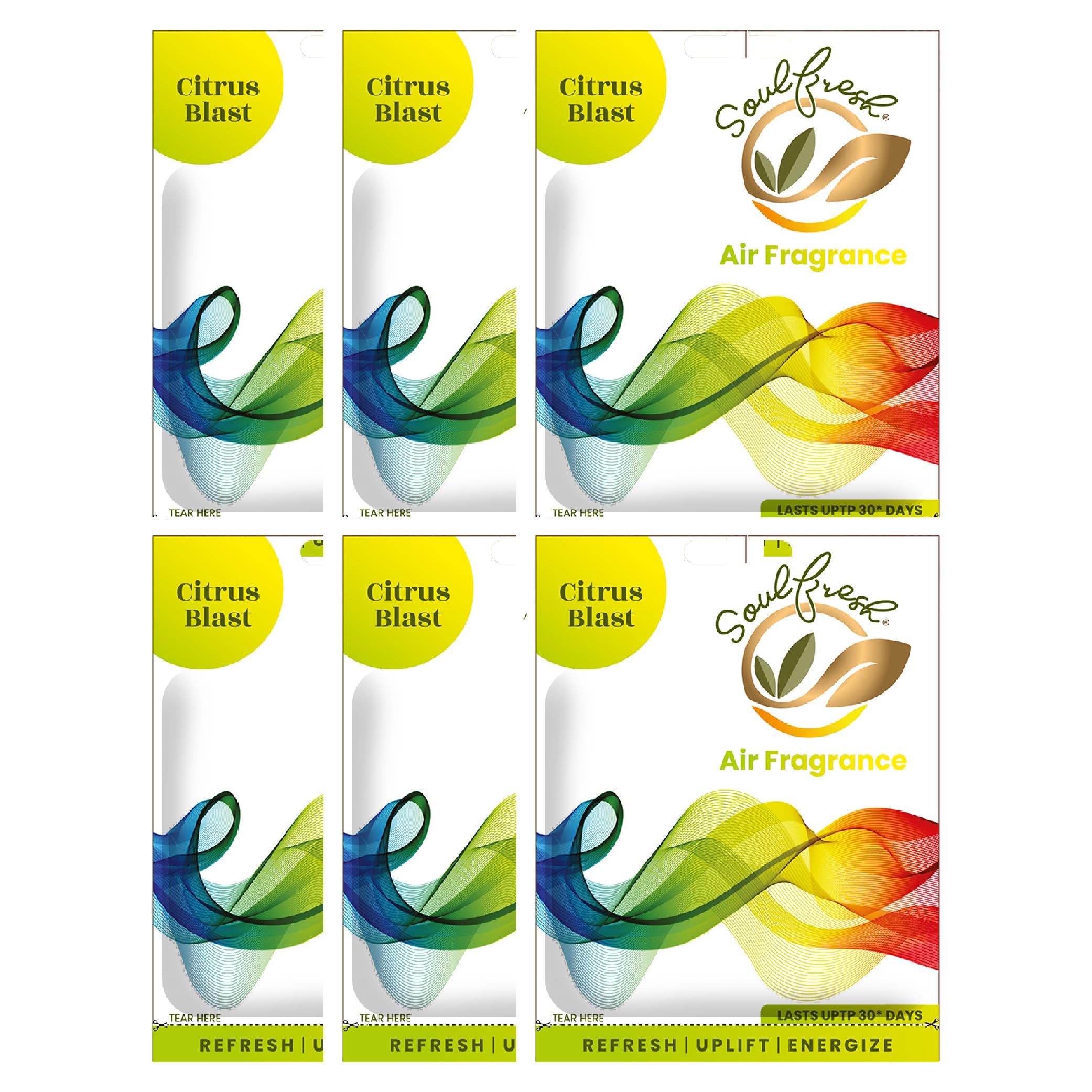 SOULFRESH Air Pocket Citrus Blast (strong scent of lemon),(Pack of 6) Air Freshener- Bathroom, Toilet & Car Fragrance room fresheners long lasting scent upto 30 days (B0BTVM24Y5) Amazon Price History, Amazon Price Tracker