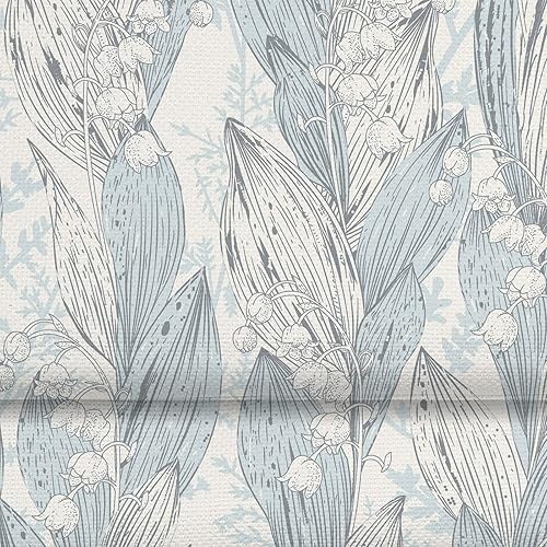 Miniatura 4 de LETAU Persianas romanas opacas con forro de flores, persianas para ventanas, puertas, puertas francesas, ventanas de cocina, color 1