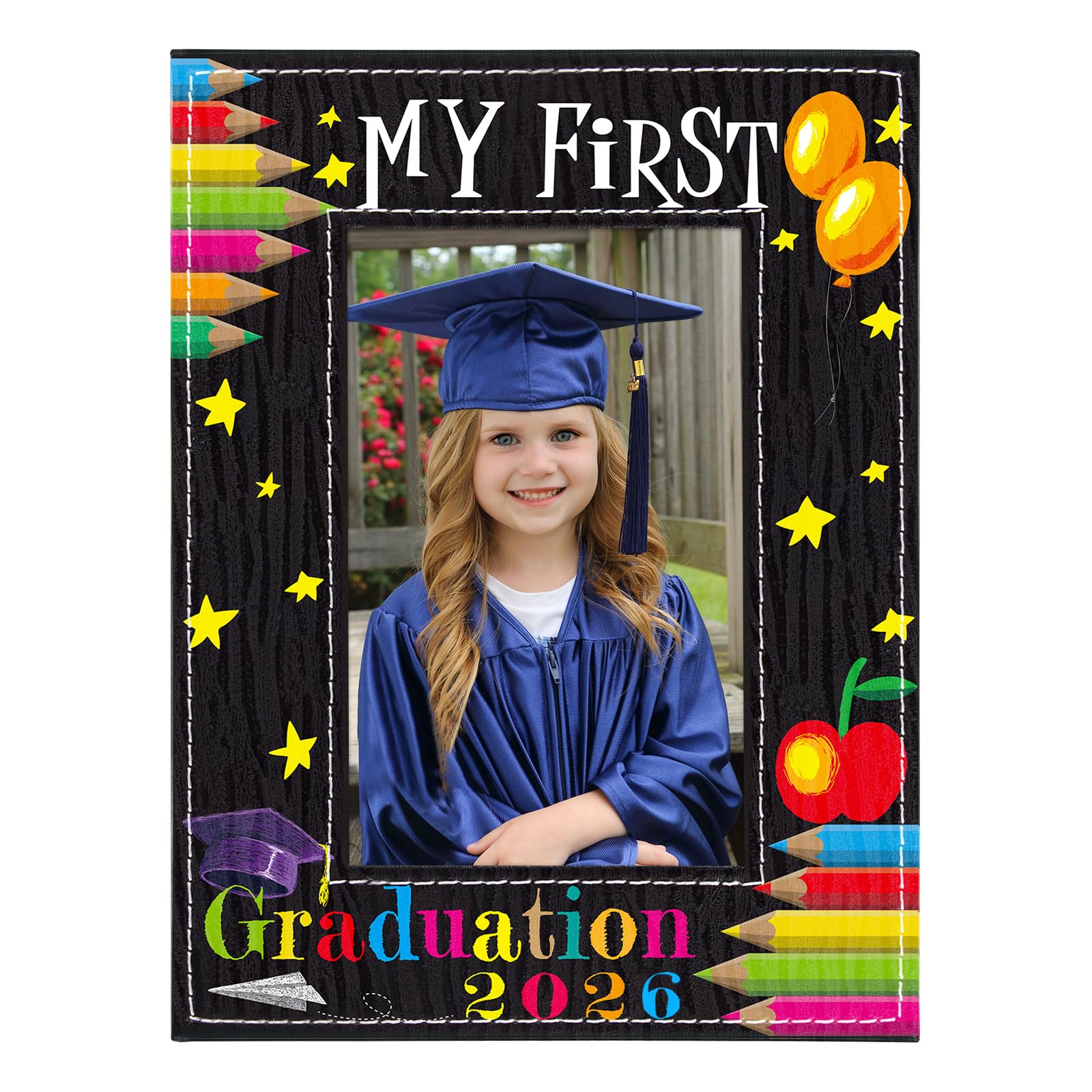 Photo 1 of FaCraft Preschool Graduation Frame - 5x7 Vertical Personalized Pre K Kindergarten Preschool Graduation Gifts 2026 Pre K Photo Frames for Son Daughter Students From Parents Teacher End of Year Gifts