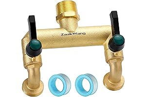 2-in-1 Dual-Purpose Garden Hose Splitter and Faucet