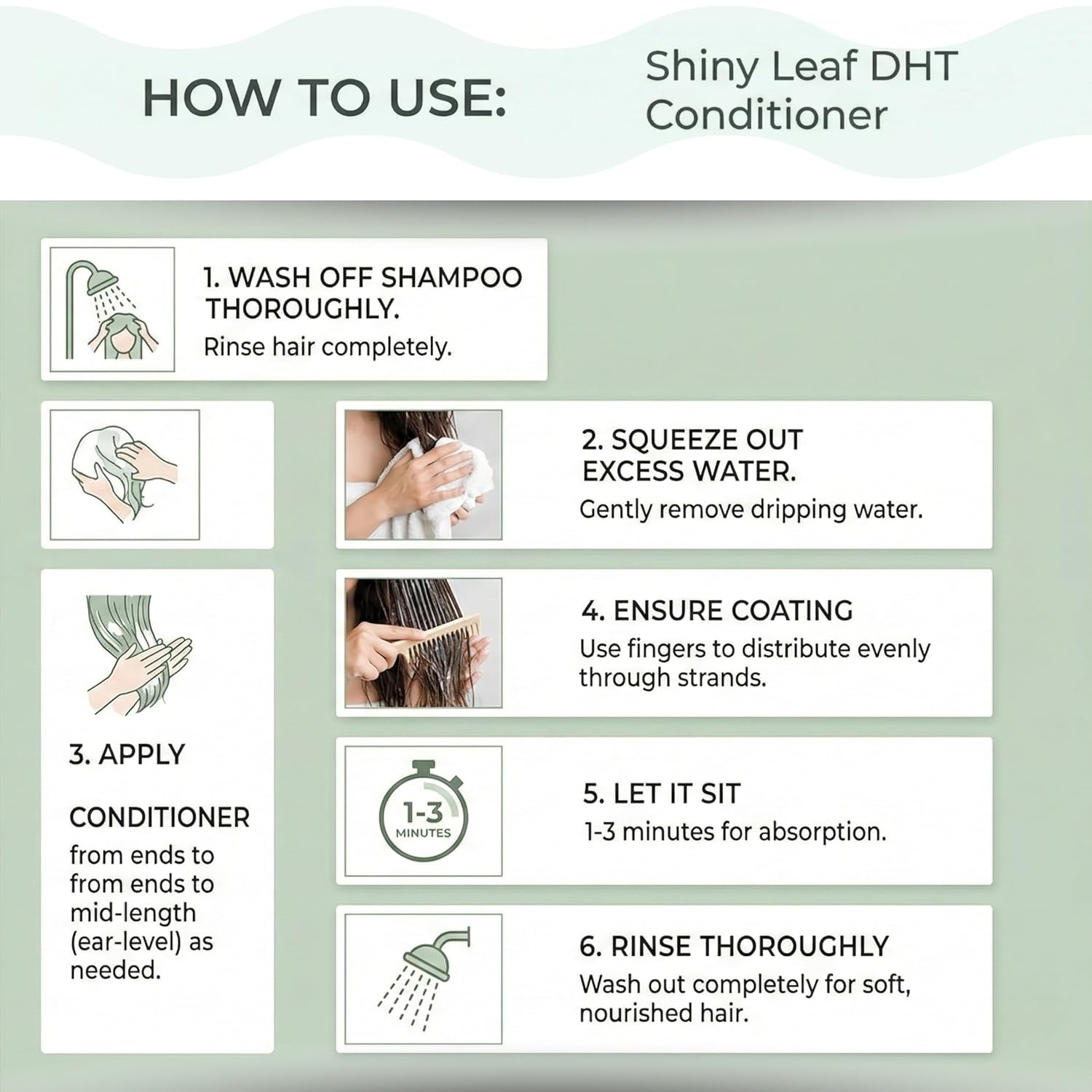 DHT Blocker Conditioner with Rosemary Leaf Oil for Hair Growth, Softer & Smoother Hair, Paraben & Sulfate Free, 16 oz - Image 4