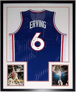 Dr j autographed jersey Clearance