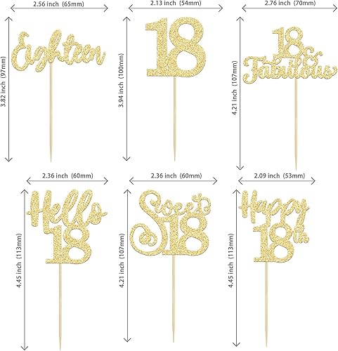 Miniatura 171 de 36 piezas de decoración para cupcakes de 10º cumpleaños con purpurina negra Hello 10 Ten Cupcake Picks Sweet 10 Double Digits Cake Decor for 10th