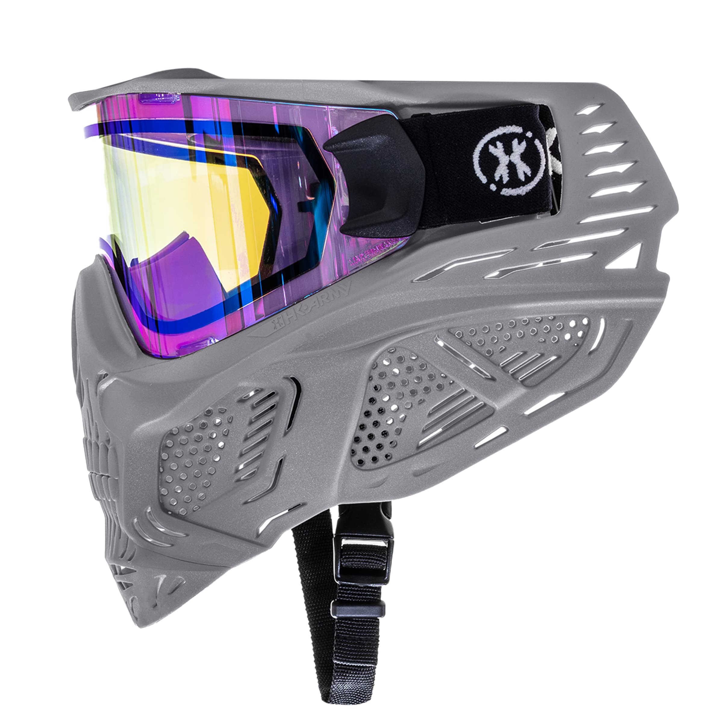 HK Army HSTL - Gafas de paintball con diseño de calavera (gris, hielo)