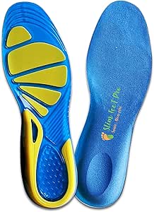 Plantillas antigolpes de gel, talla L, para zapatillas de seguridad, deportivas, senderismo, caminar, cuidado de los pies, antideslizante, antiolor, pies planos o huecos, sensibles, hallux valgus0