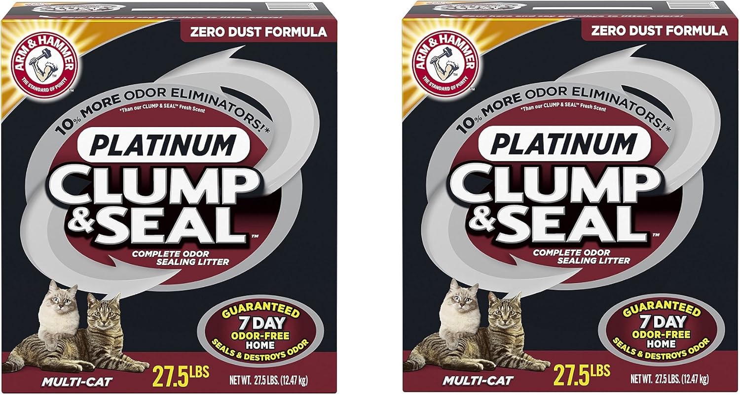 Arm and Hammer bUwUWR Clump and Seal MultiCat Litter, 27.5