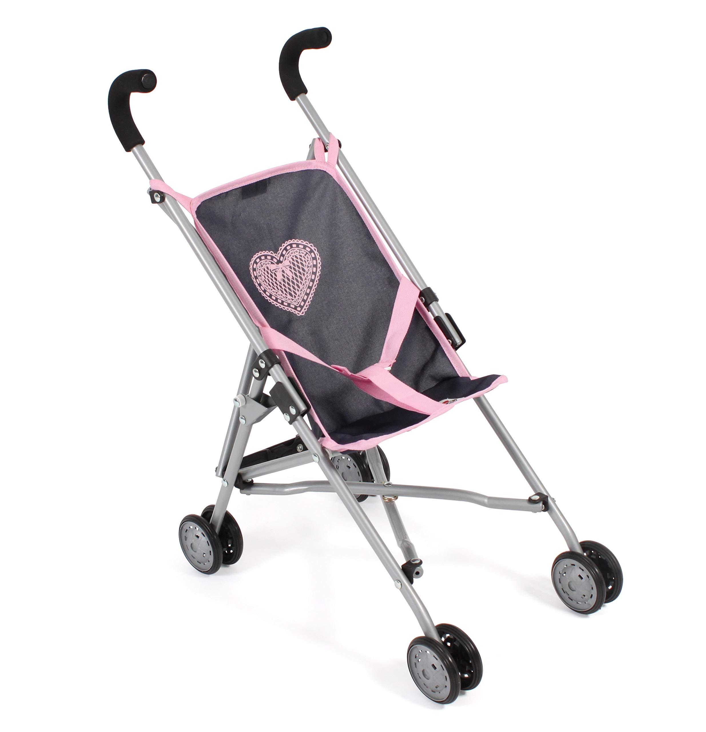 Bayer Chic 2000-Mini Poussette Roma, 601 26, Bleu foncé