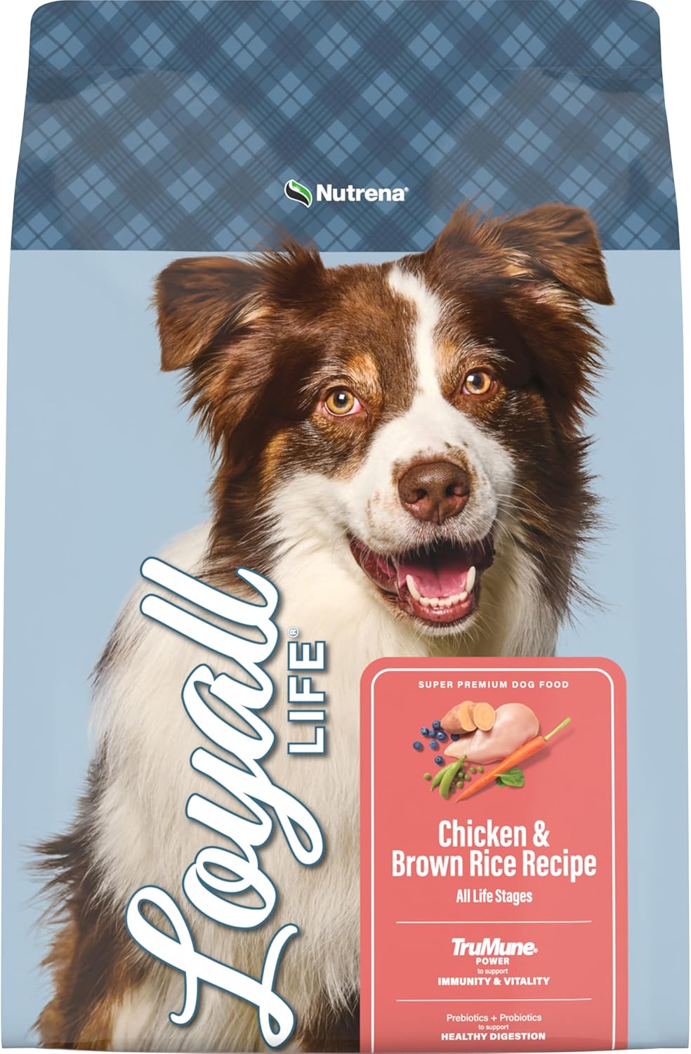 Nutrena Loyall Life All Life Stages Chicken and Rice Dog Food (40 Pounds), 1 Count (Pack of 1)