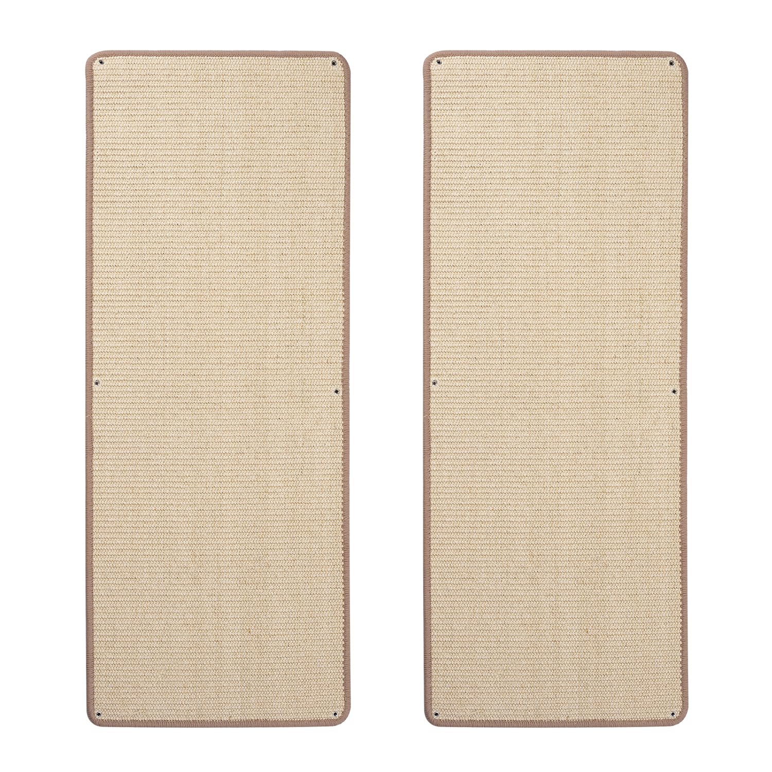 2 alfombrillas para rascar gatos, 40 x 100 cm, de sisal natural, para sofá, muebles y paredes