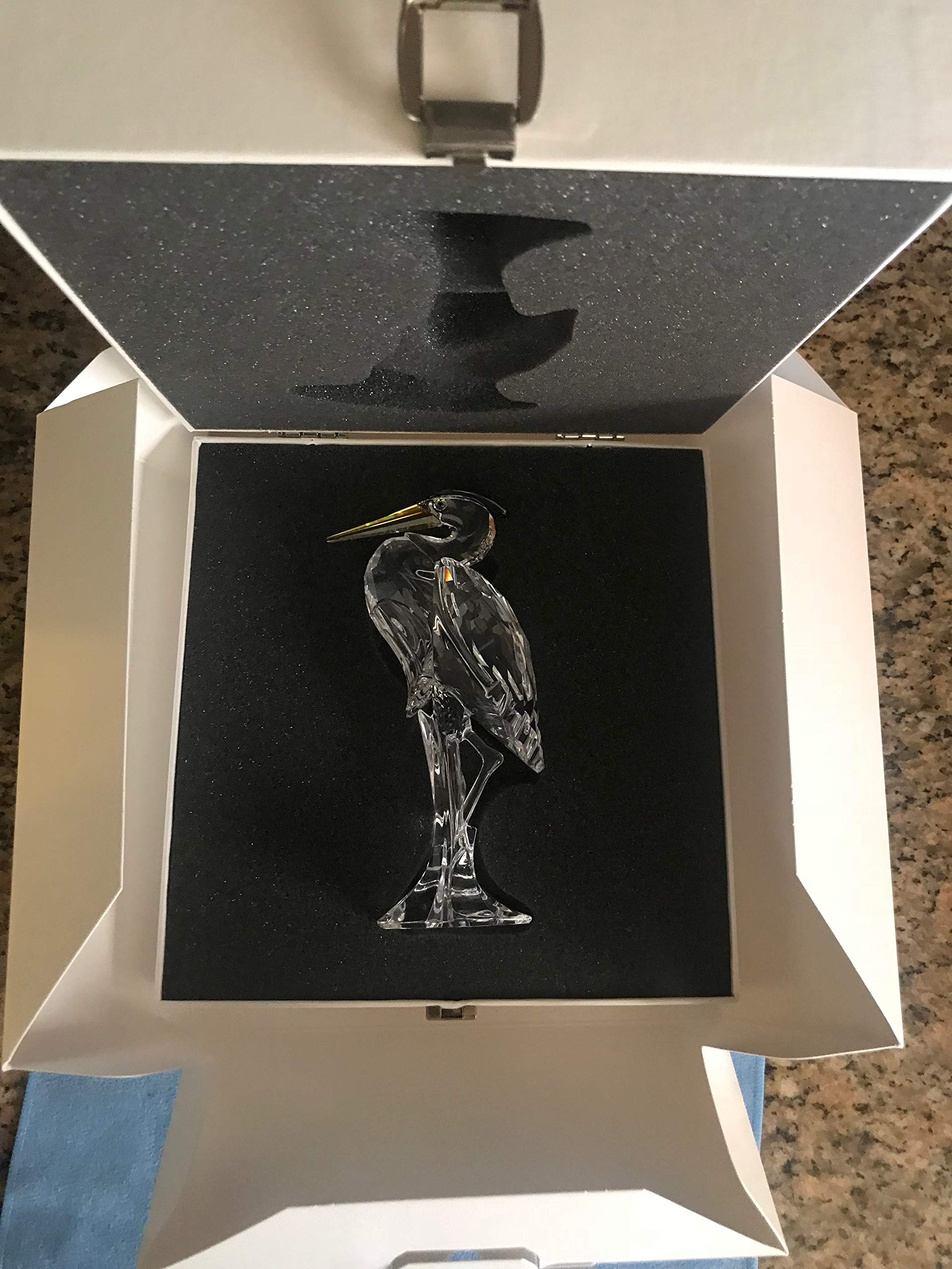 スワロフスキー　鷺（サギ）Silver heron SWAROVSKI - スワロフスキー 『シルバー・サギ』silver heron 箱