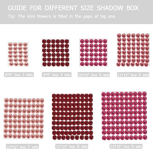 Miniatura 6 de Decoraciones de flores de papel pequeñas 3D, decoración de pastel de feliz cumpleaños, rosa enrollada con adhesivo de pared para decoración de