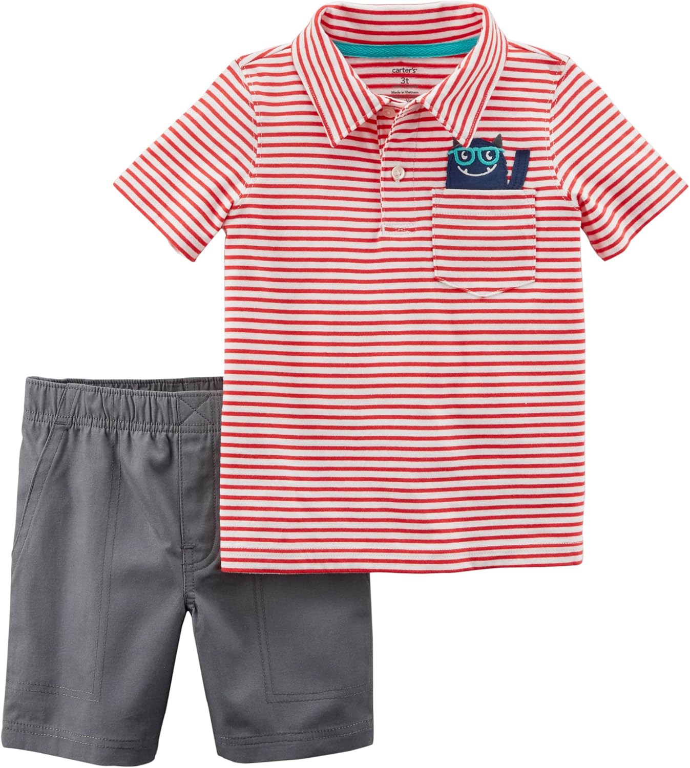 Carter's Baby Boys' 2 Pc Playwear Sets 249g396 Newborn Red