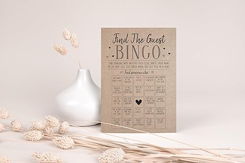 Miniatura 7 de Your Main Event Prints Juegos de despedida de soltera, actividades divertidas, estilo minimalista Kraft (¿Qué tan bien conoces a la pareja?) – 50