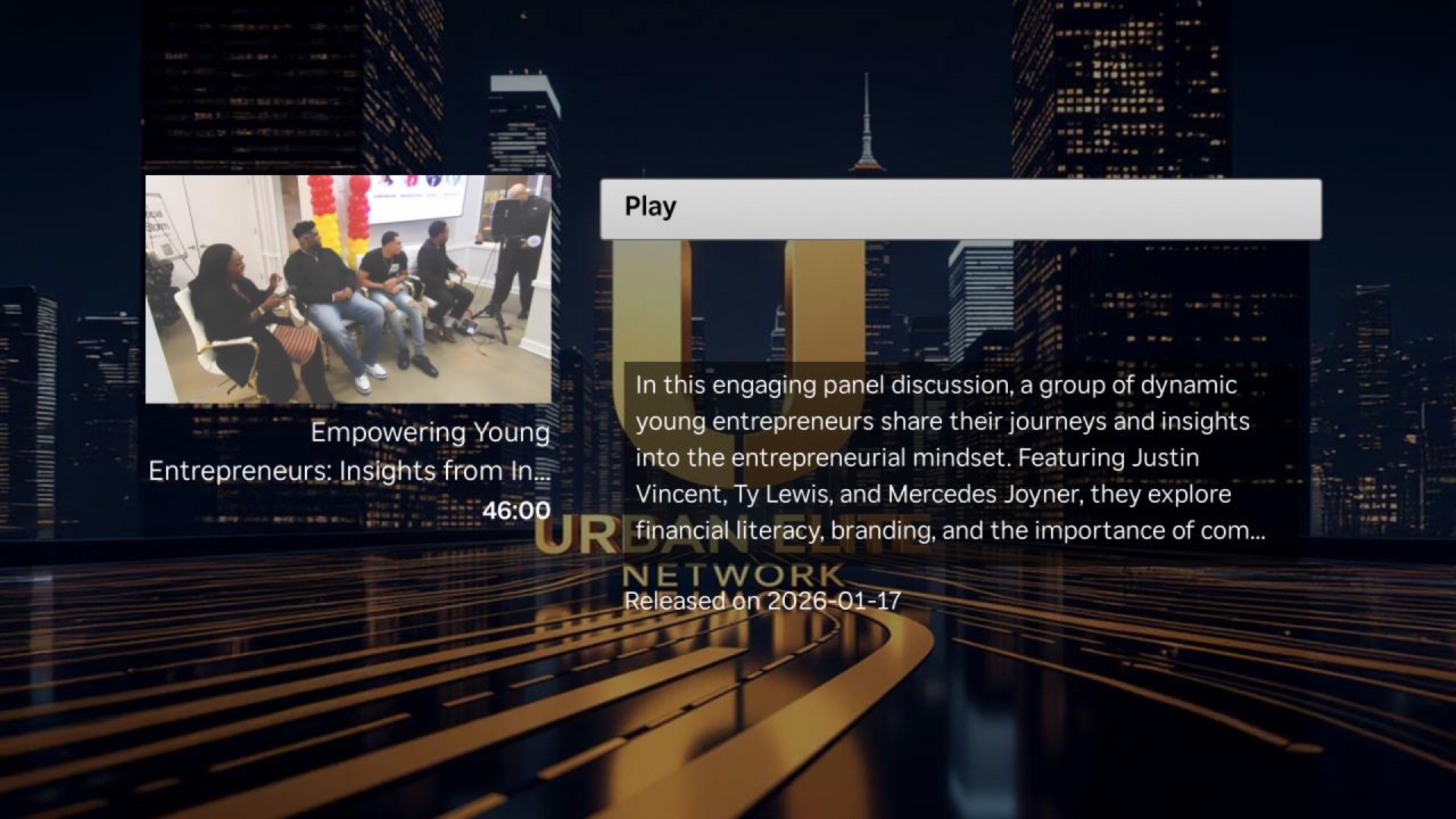 Urban Elite Network - App on the Amazon Appstore