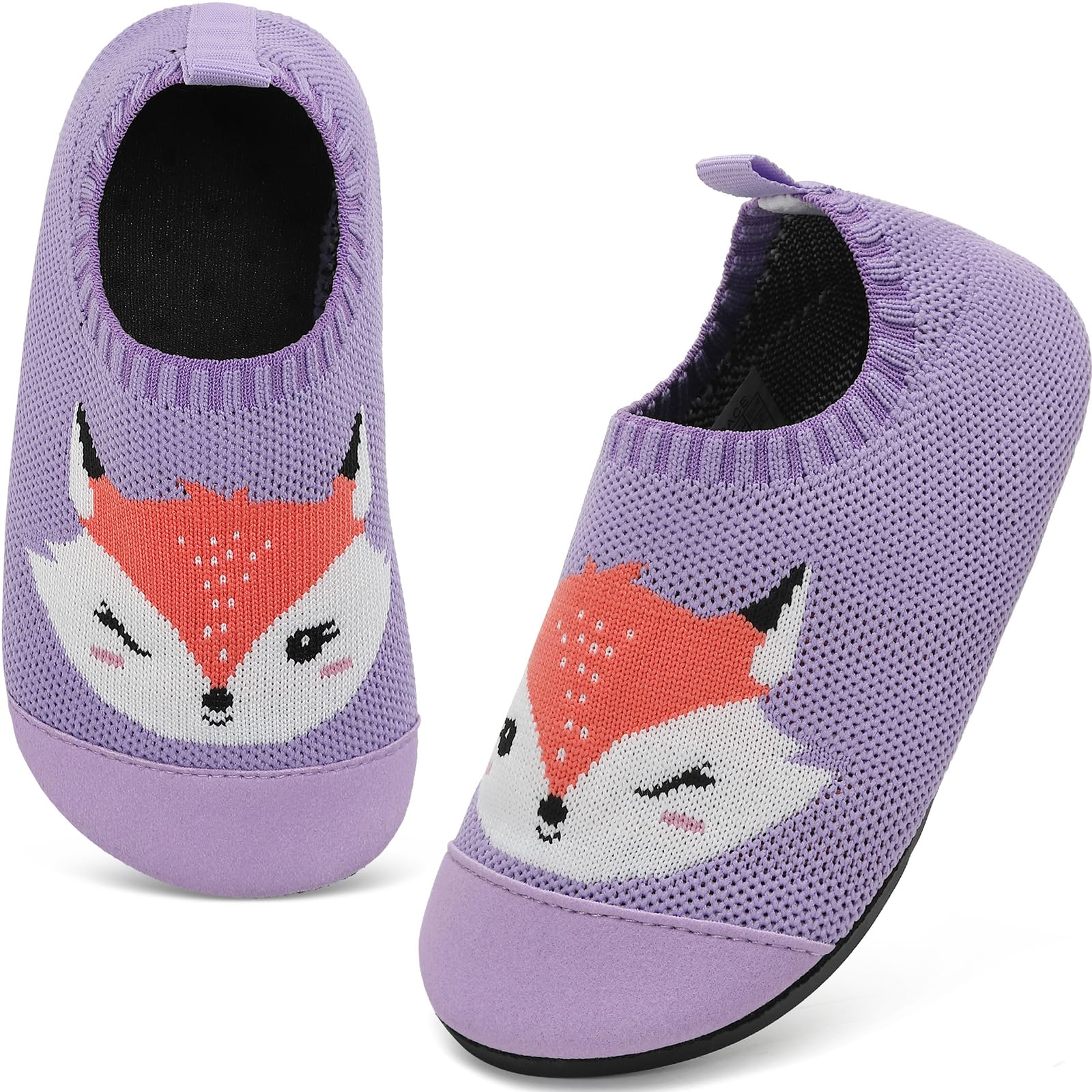 VOLHAL Hausschuhe Kinder Junge Leichte Rutschfeste Indoor Pantoffeln Mädchen Weich barfuss für Lauflernschuhe Kindergarten Slippers
