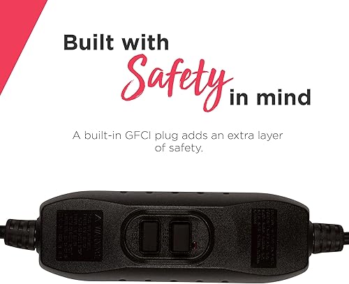 Miniatura 9 de Newair Ventilador de nebulización para exteriores y ventilador de pedestal en negro, enfría 500 pies cuadrados con 3 velocidades de ventilador y