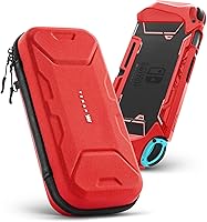 Vista 9 de Mumba Funda de transporte para Nintendo Switch OLED y Nintendo Switch, Versión Plus Bolsa de transporte de viaje protectora portátil