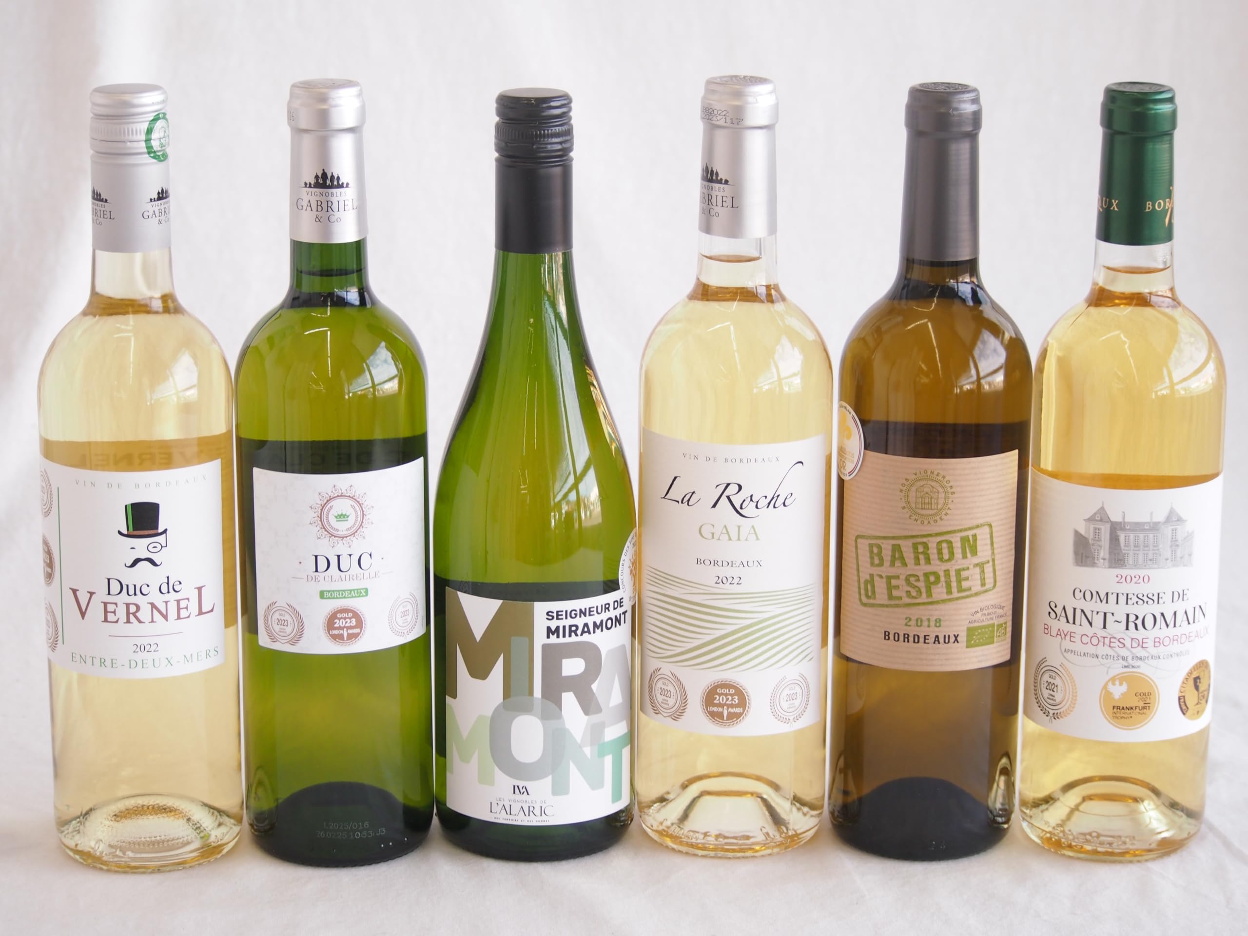 Amazon.co.jp: フランス金賞 白ワイン6本セット フランス ソムリエ厳選