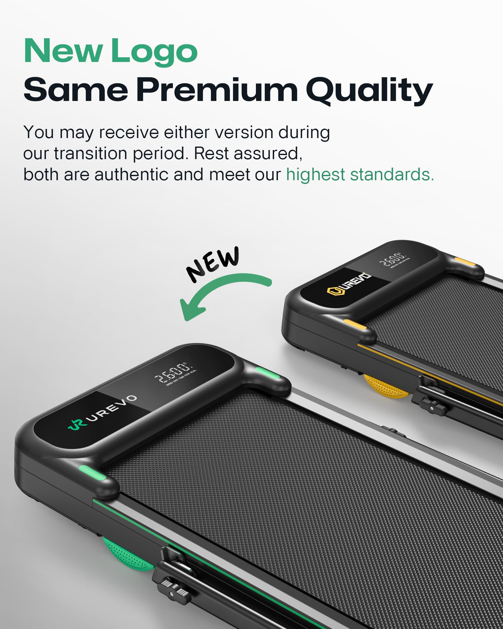 UREVO Strol 2E Caminadora inteligente plegable 2 en 1, almohadilla compacta para caminar con asa de seguridad, plug and play, pantalla LED dual, aplicación de entrenamiento, para caminar o correr en