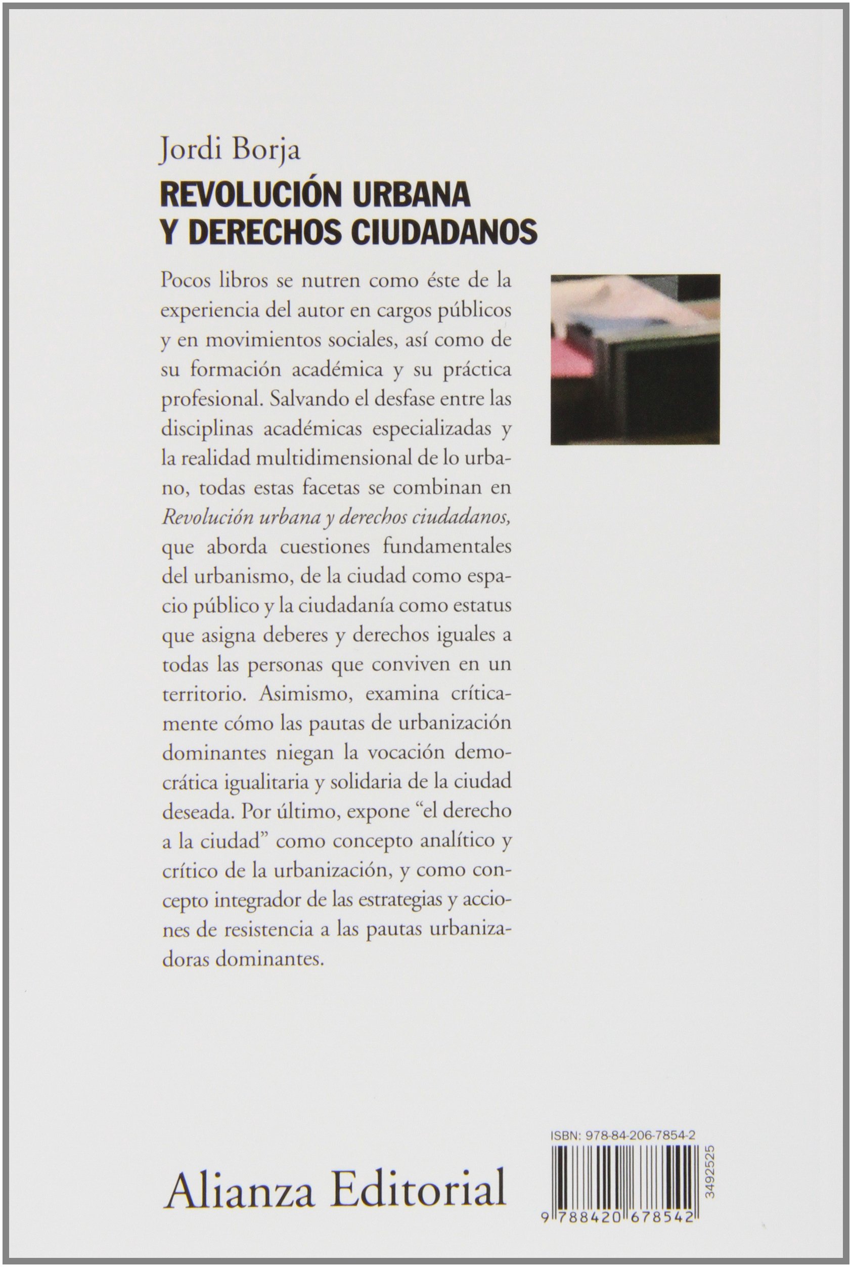 Revolución urbana y derechos ciudadanos (Alianza Ensayo)