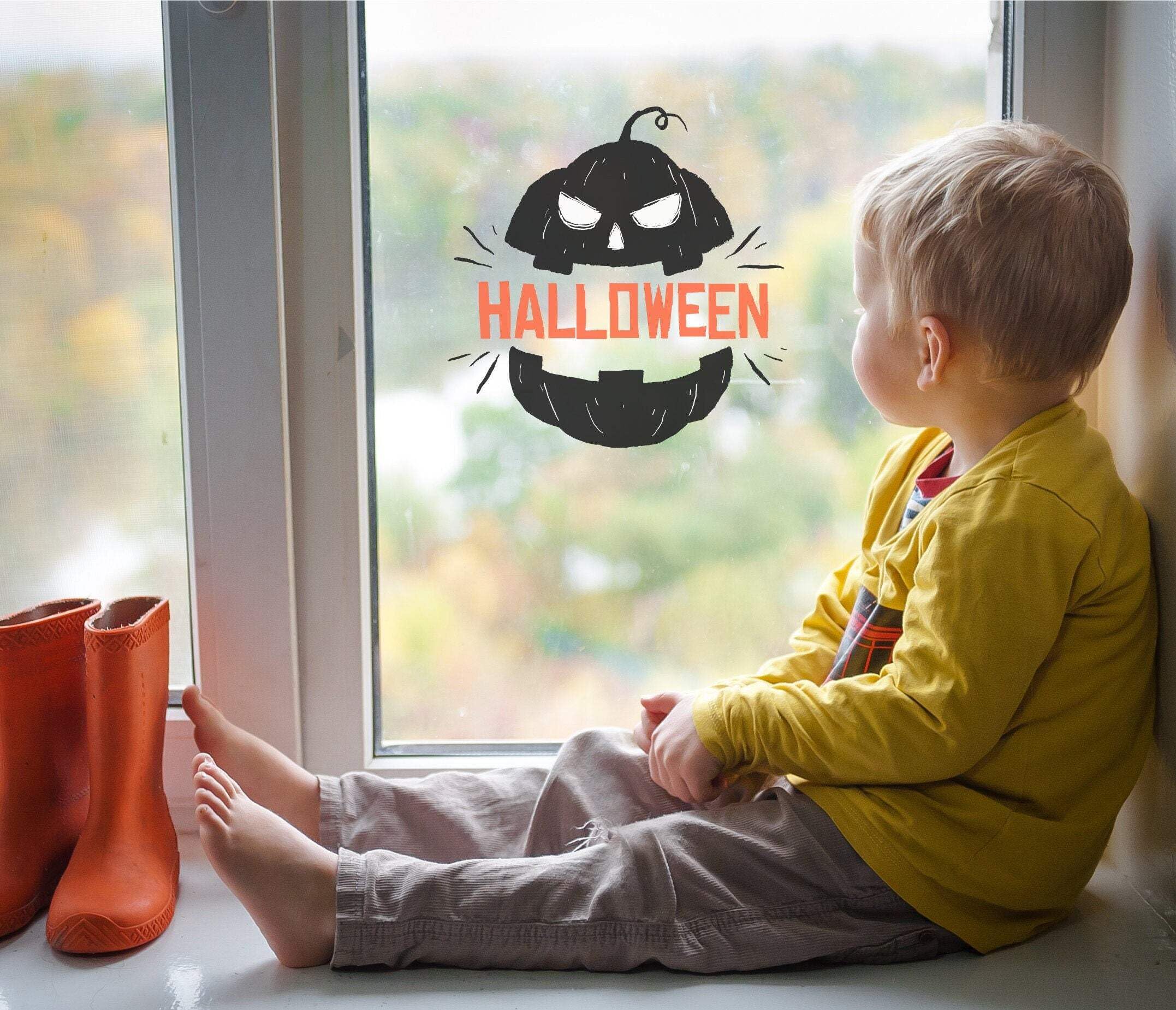 Quotemywall Halloween Scarecrows Halloween Text Pumpkin Mouth Window Sticker