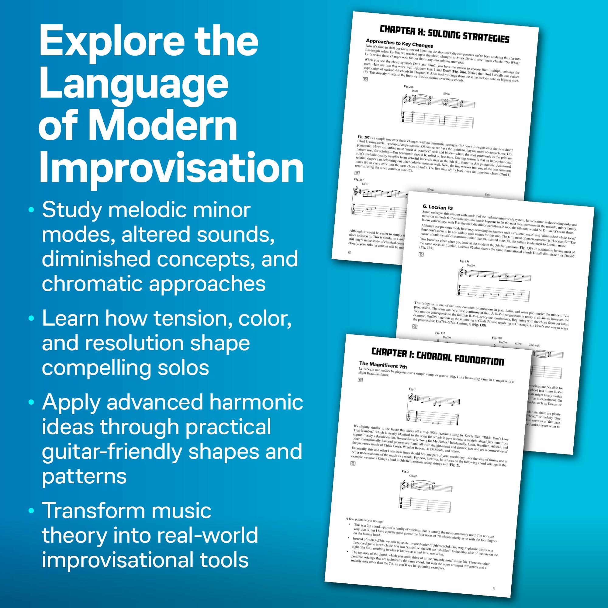 Jazz-Rock Guitar Improvisation. Comprend Enregistrement(s) en ligne
